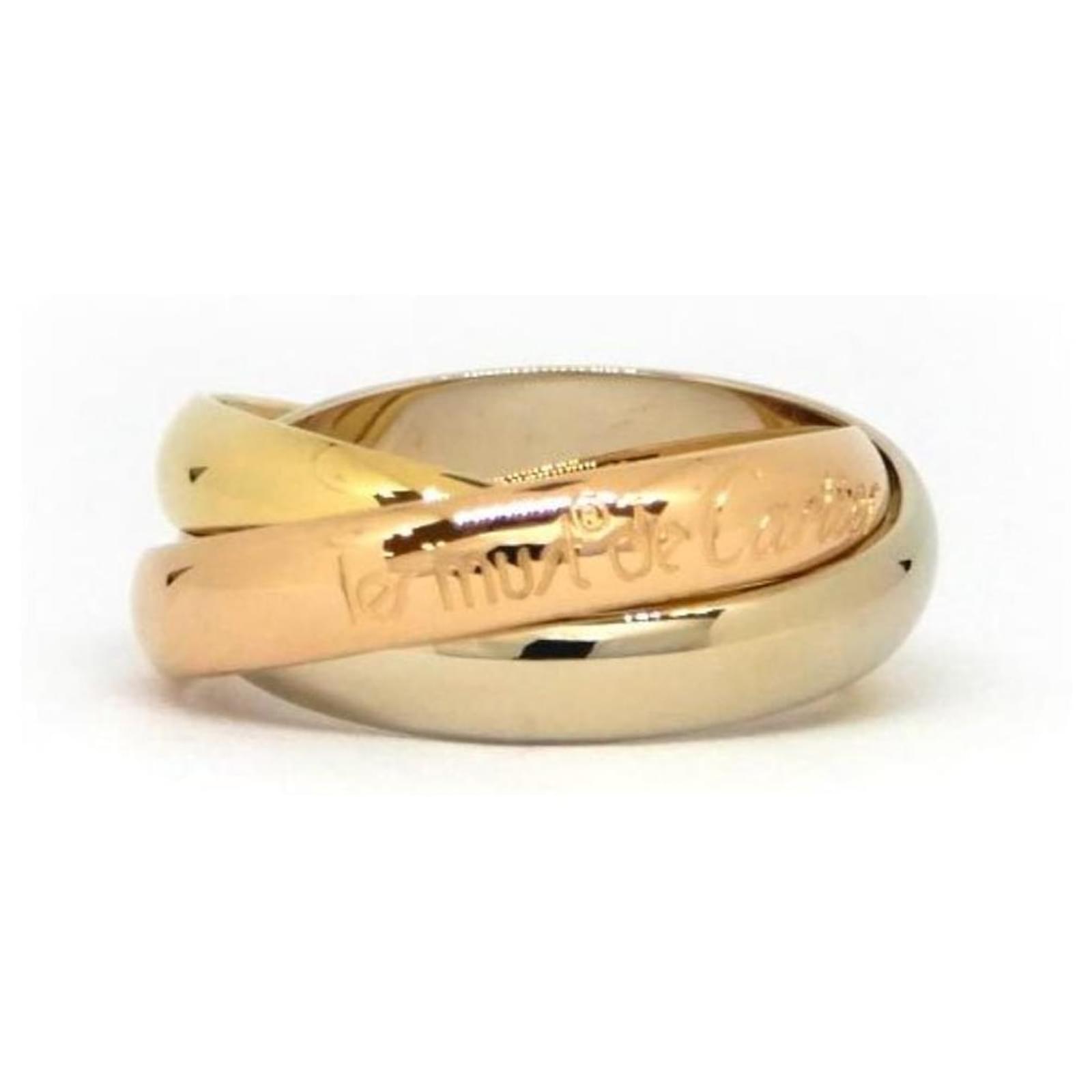 Cartier Trinity Golden Yellow gold ref.902608 - Joli Closet