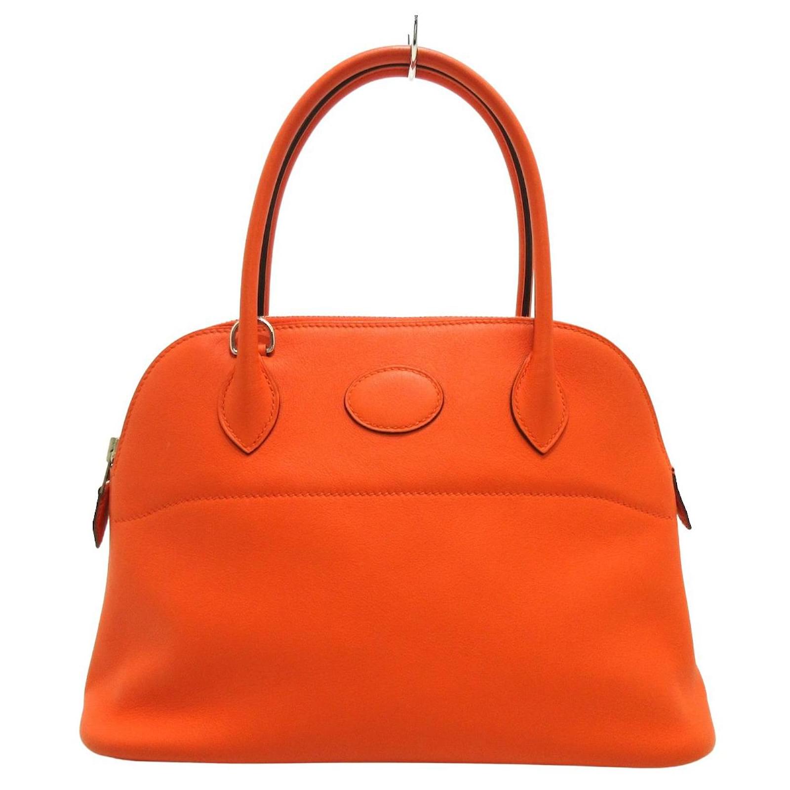 Hermès Bolide Orange Leather ref.902635 - Joli Closet
