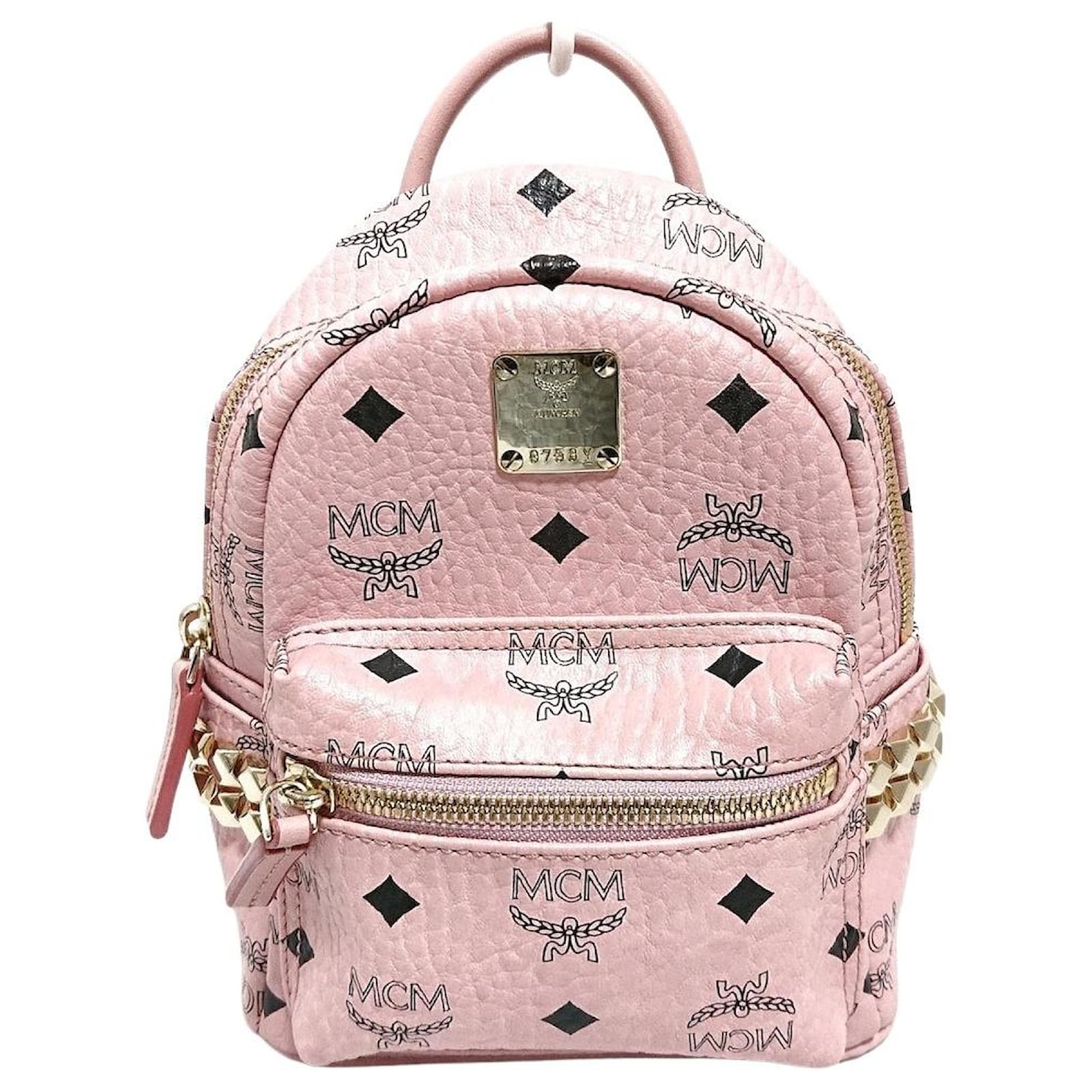 MCM Stark Pink Leather ref.902858 - Joli Closet