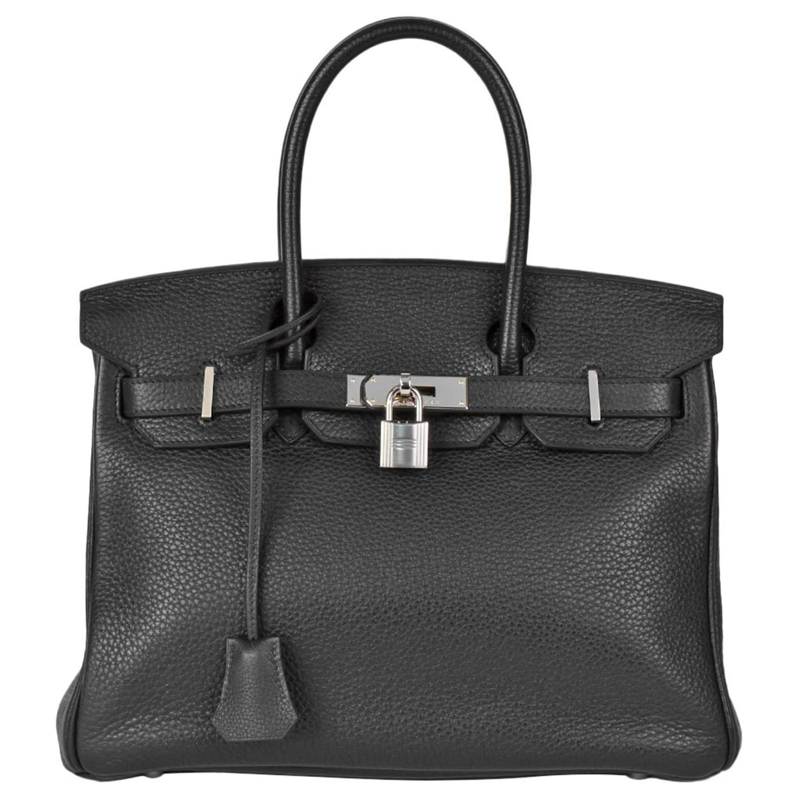 Hermès HERMES BIRKIN Black Leather ref.902925 Joli Closet