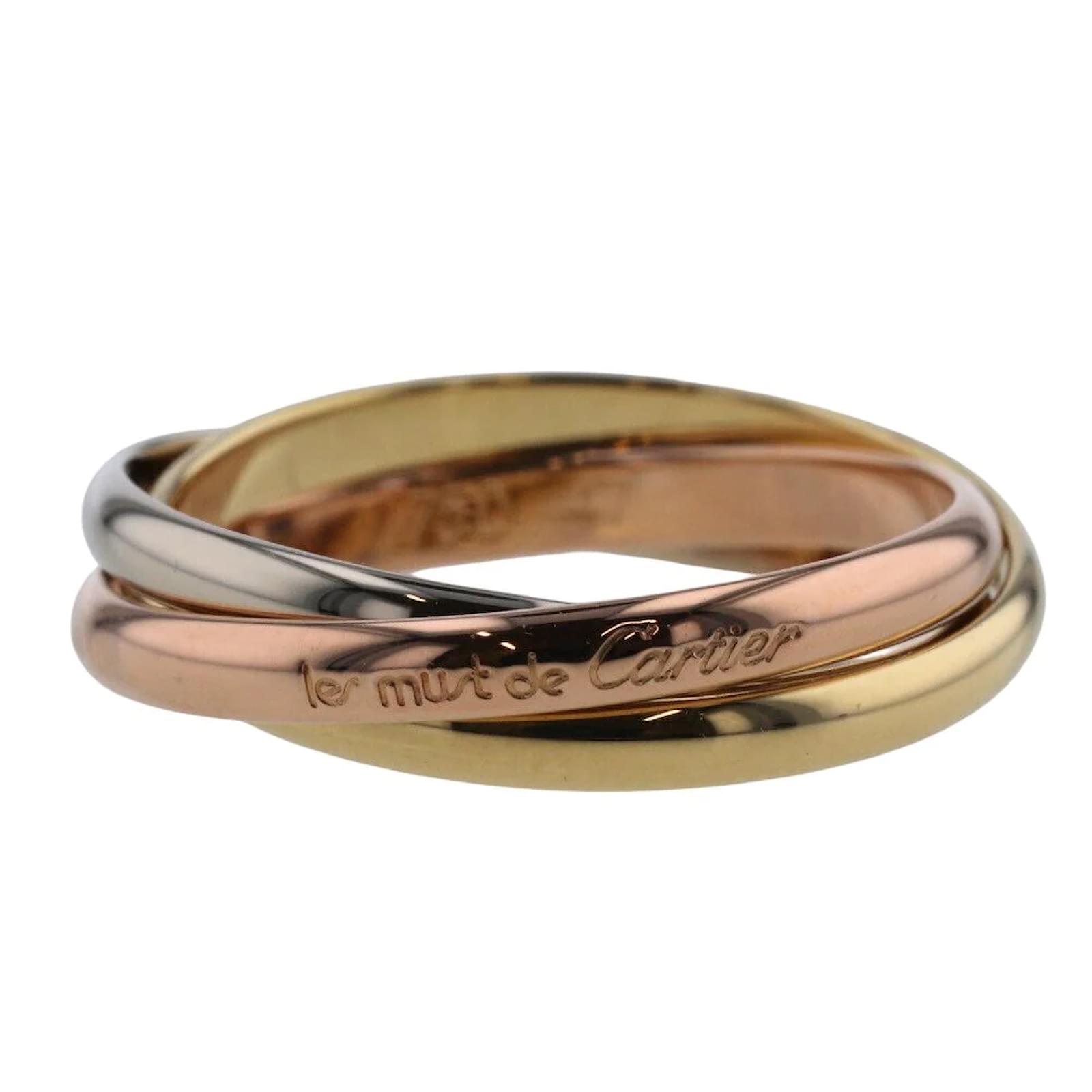 Cartier Trinity Ring Golden Metal Gold ref.903092 - Joli Closet