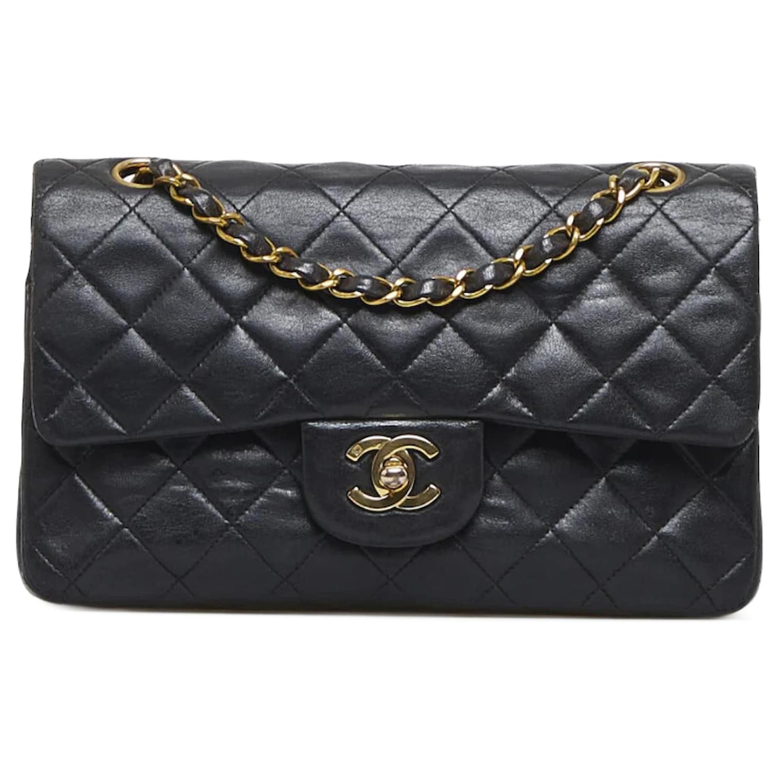 Chanel Small Classic Double Flap Bag - Black Shoulder Bags