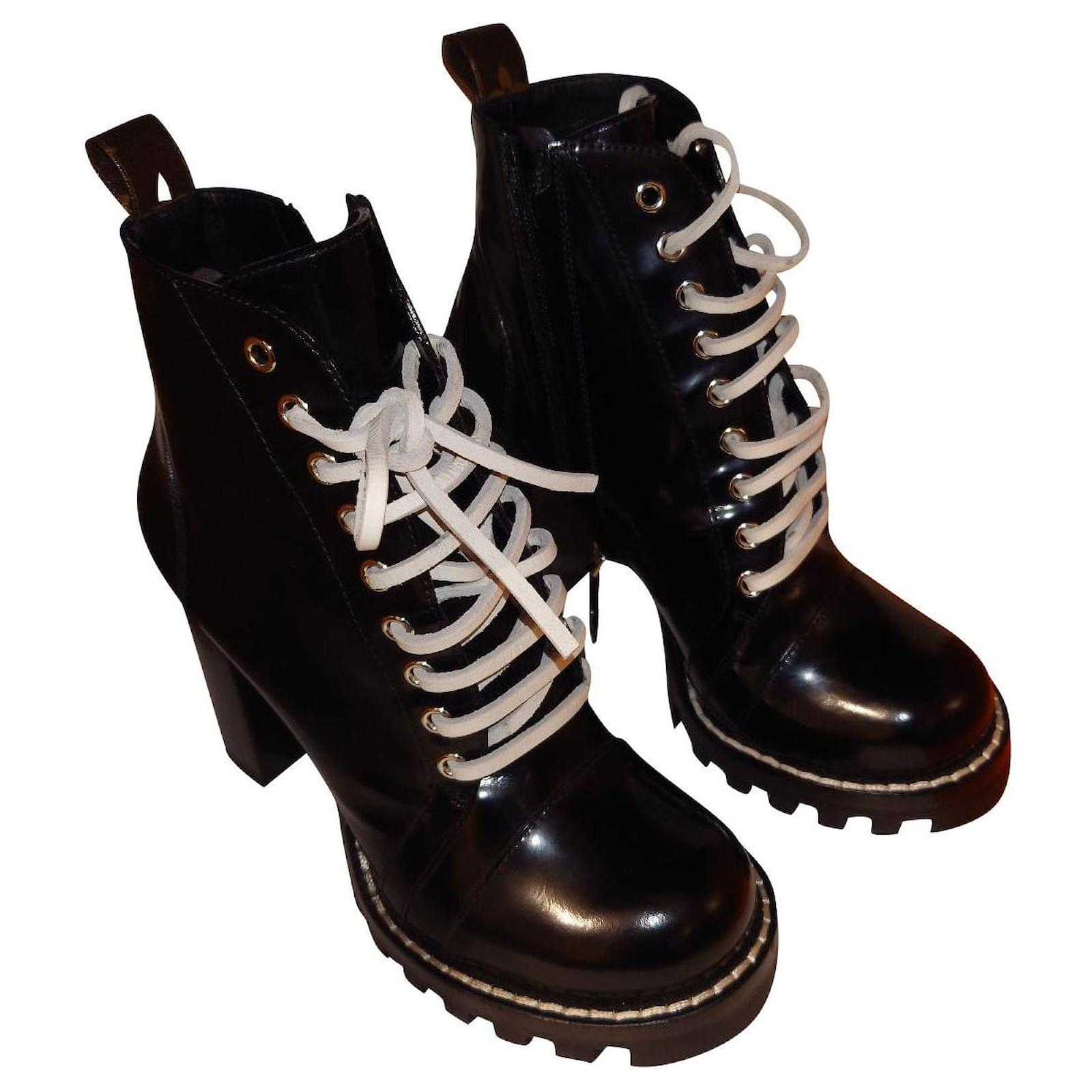 Botas Louis vuitton Negro talla 38 IT de en Cuero - 28748510