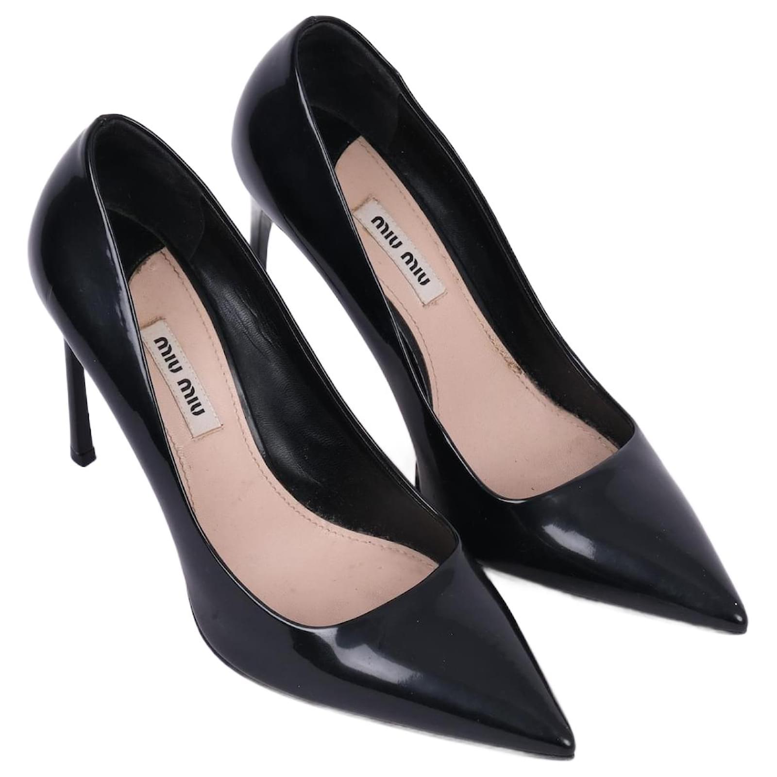 Miu miu hot sale shoes heels