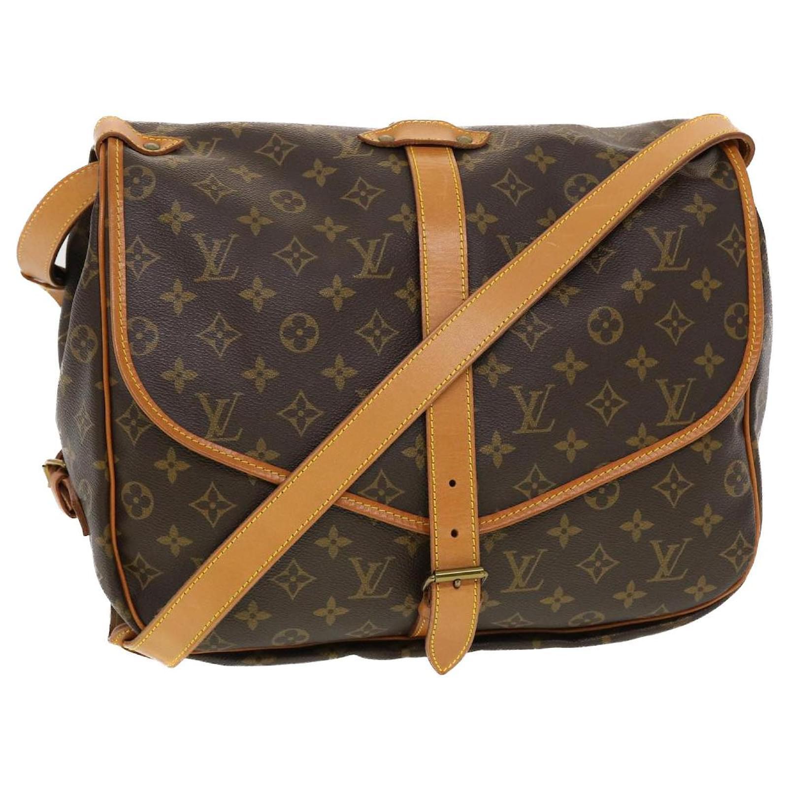 Louis Vuitton Monogram Saumur 35 Shoulder Bag M42254 LV Auth 41101