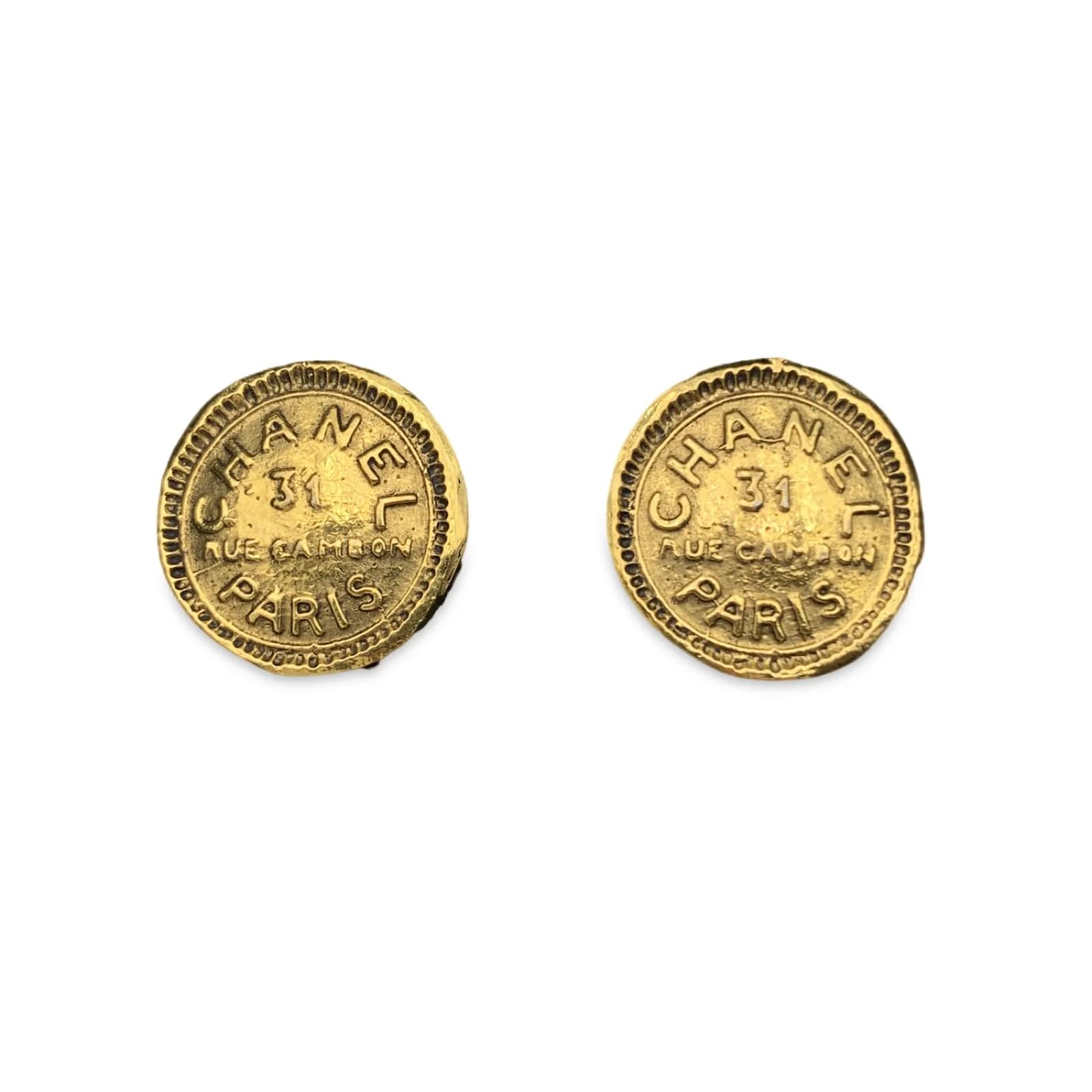 Boucles d'oreilles rétro en perles acétate et métal doré pour femme 0323102