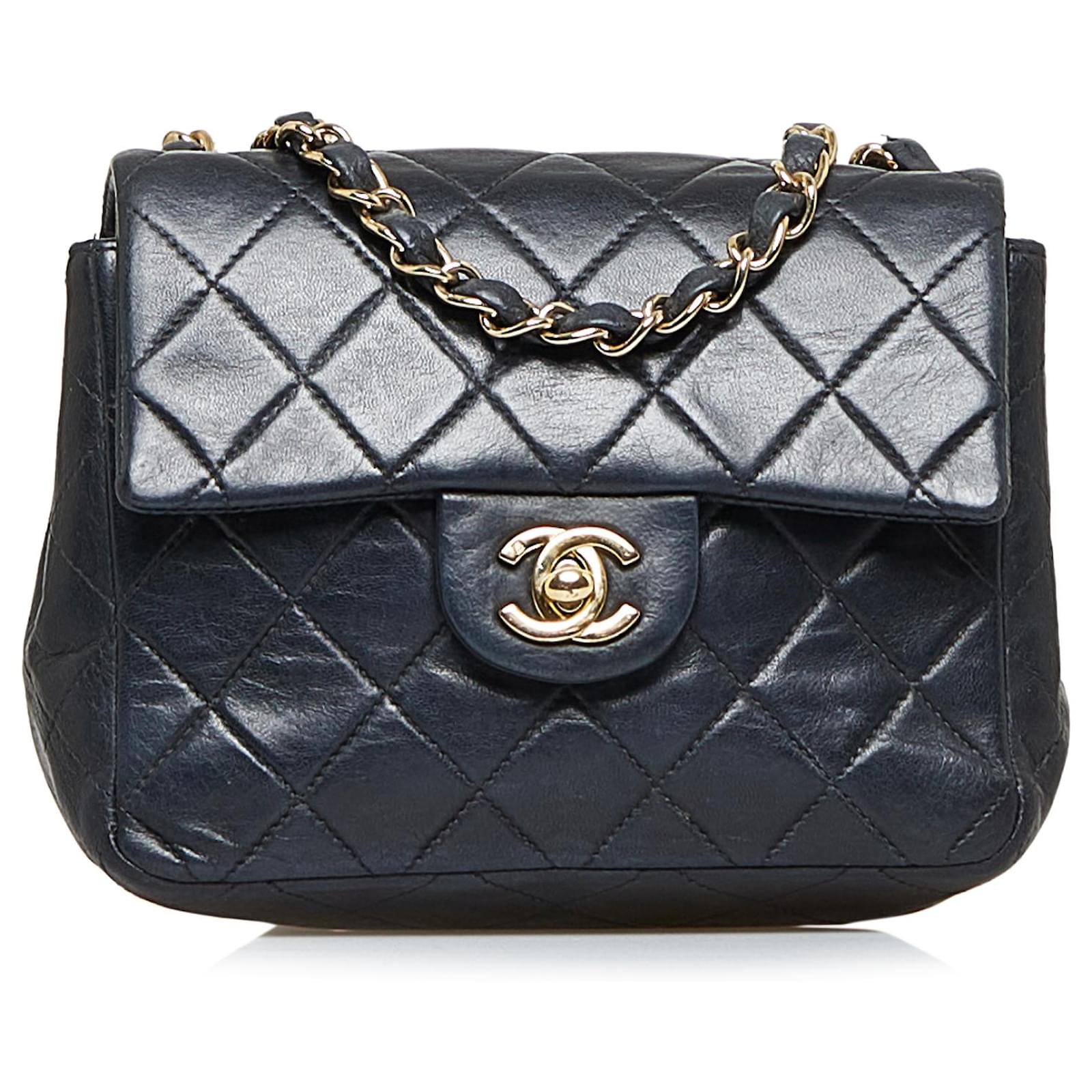 Bolsa chanel negra clasica sale