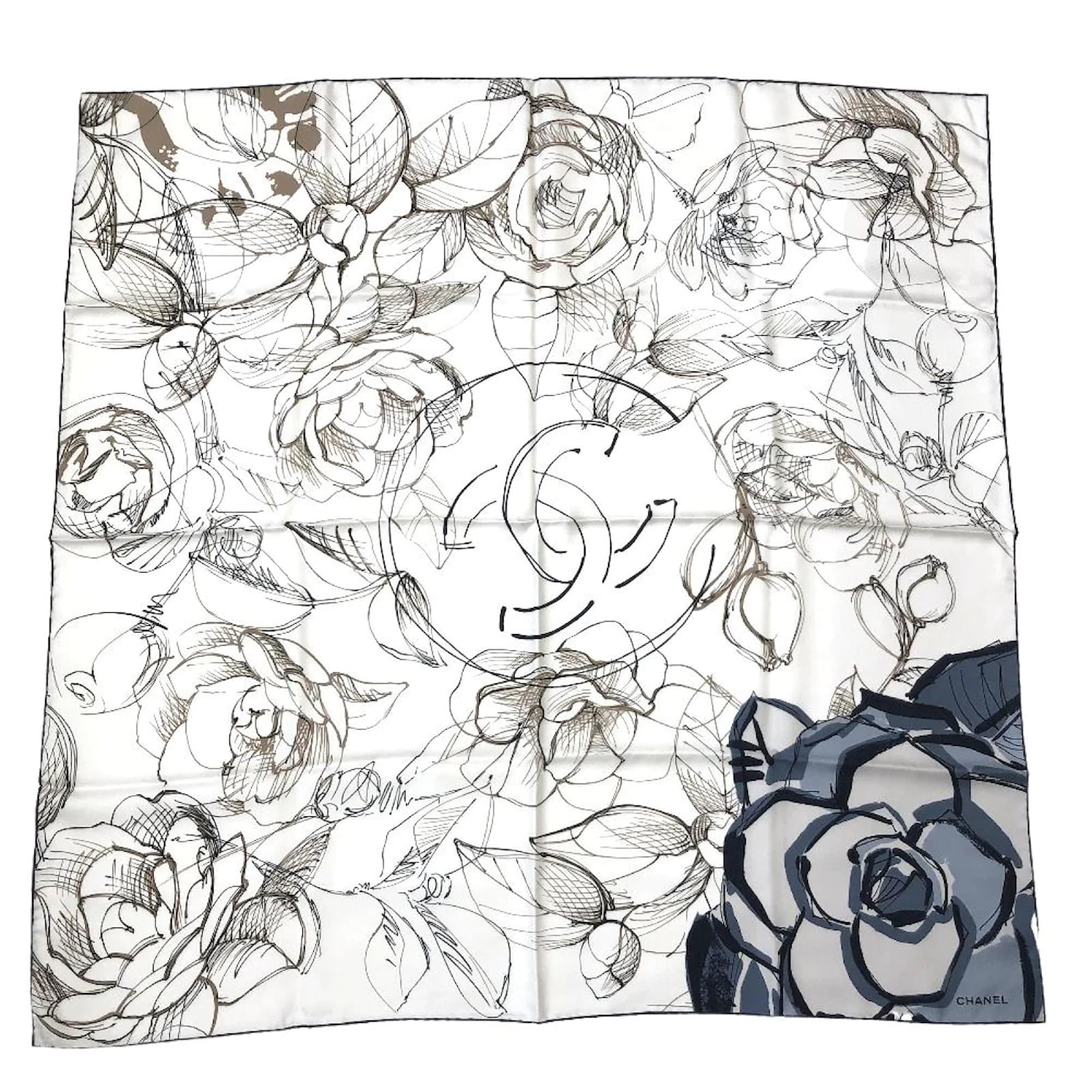 chanel scarves on ebay