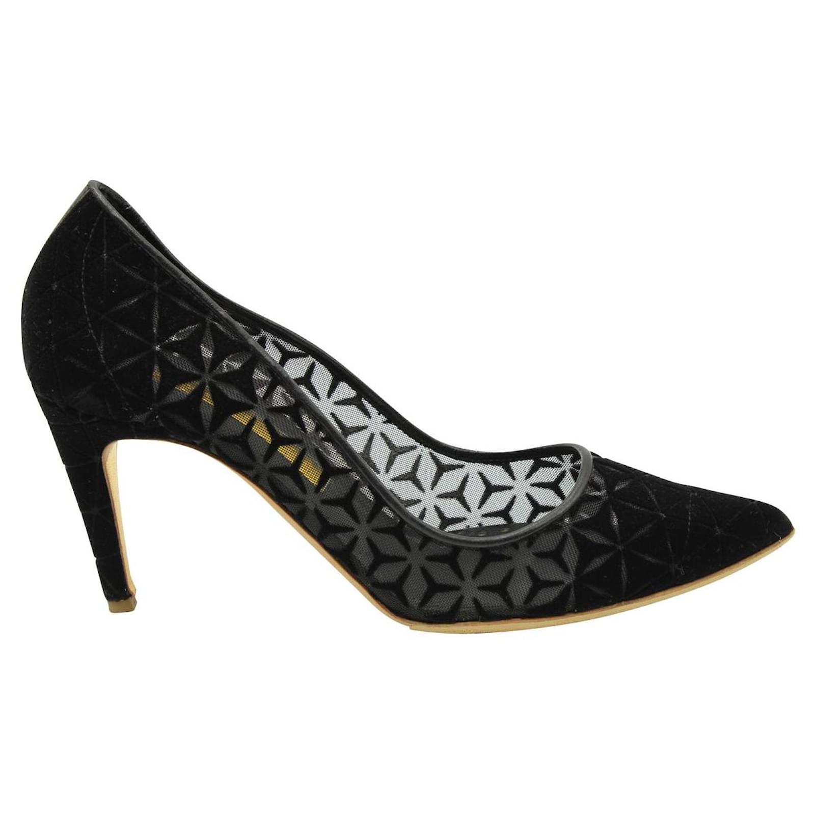 Rupert Sanderson black suede pumps ref.904249 Joli Closet