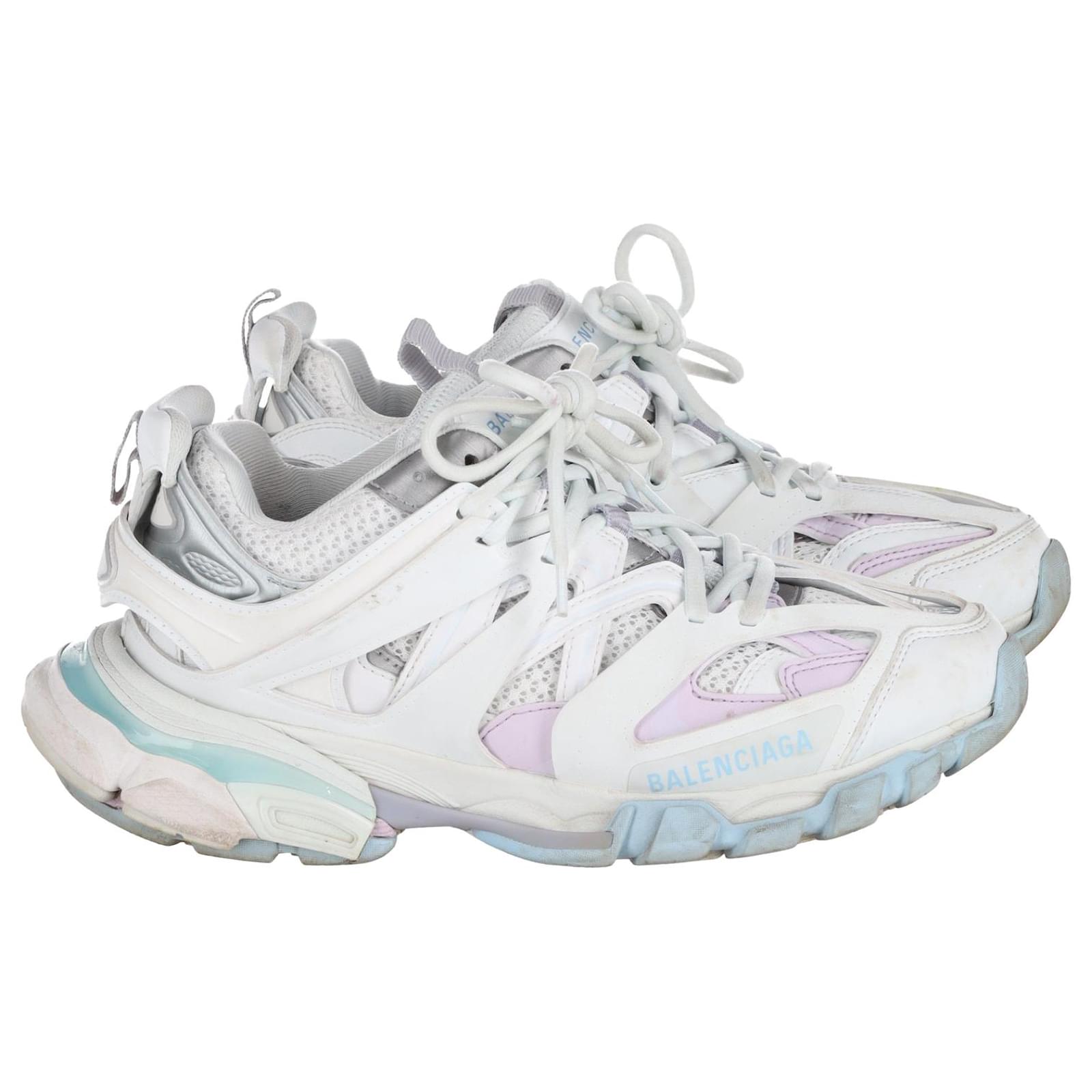 First Balenciaga Track Sneakers in White Polyurethane Plastic ref ...