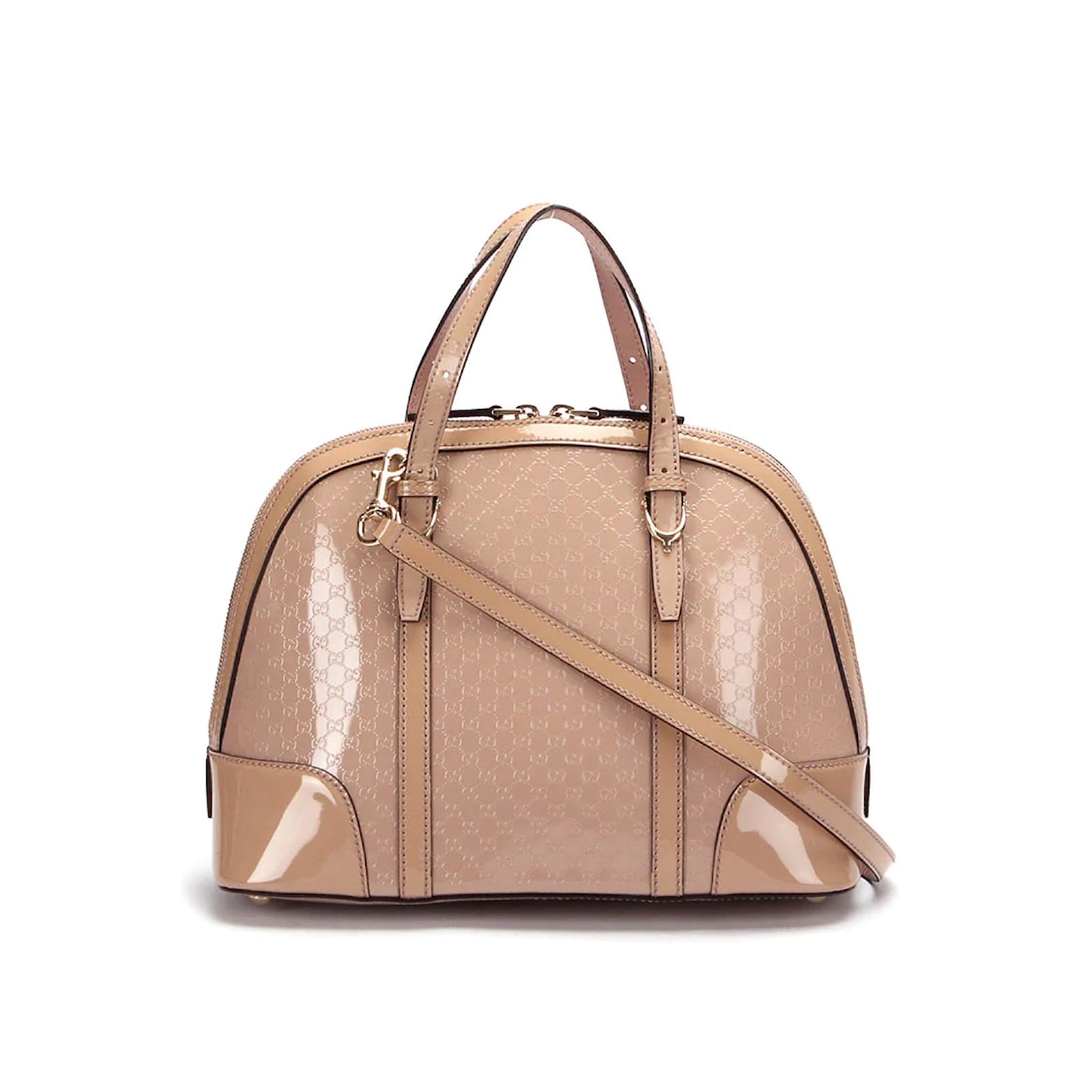 Gucci Mini Dome Micro Guccissima Leather Shoulder Bag Pink
