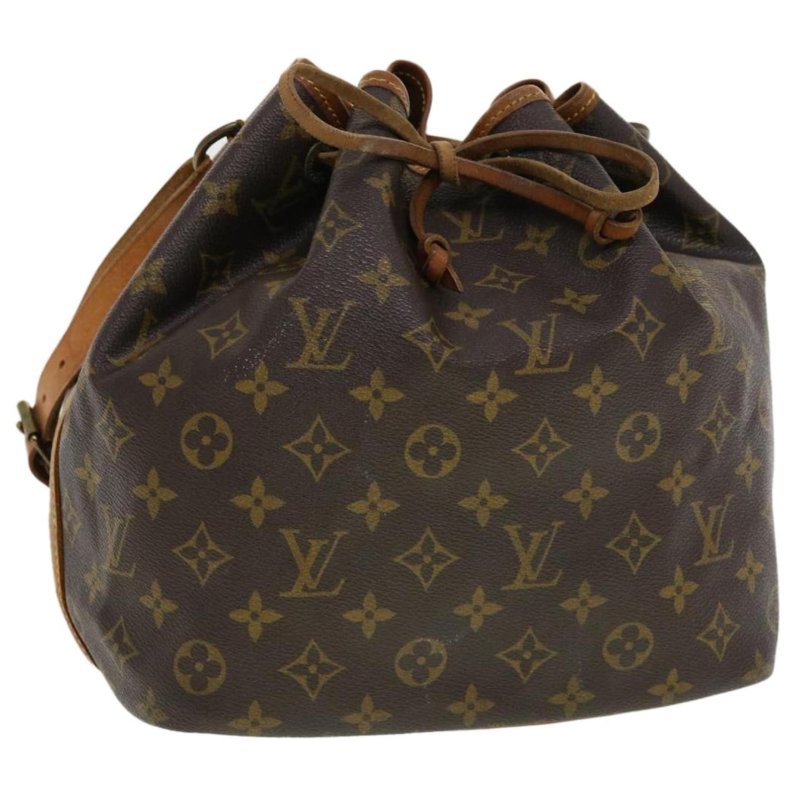 LOUIS VUITTON Shoulder Bag M42226 Petit Noe Monogram canvas Brown