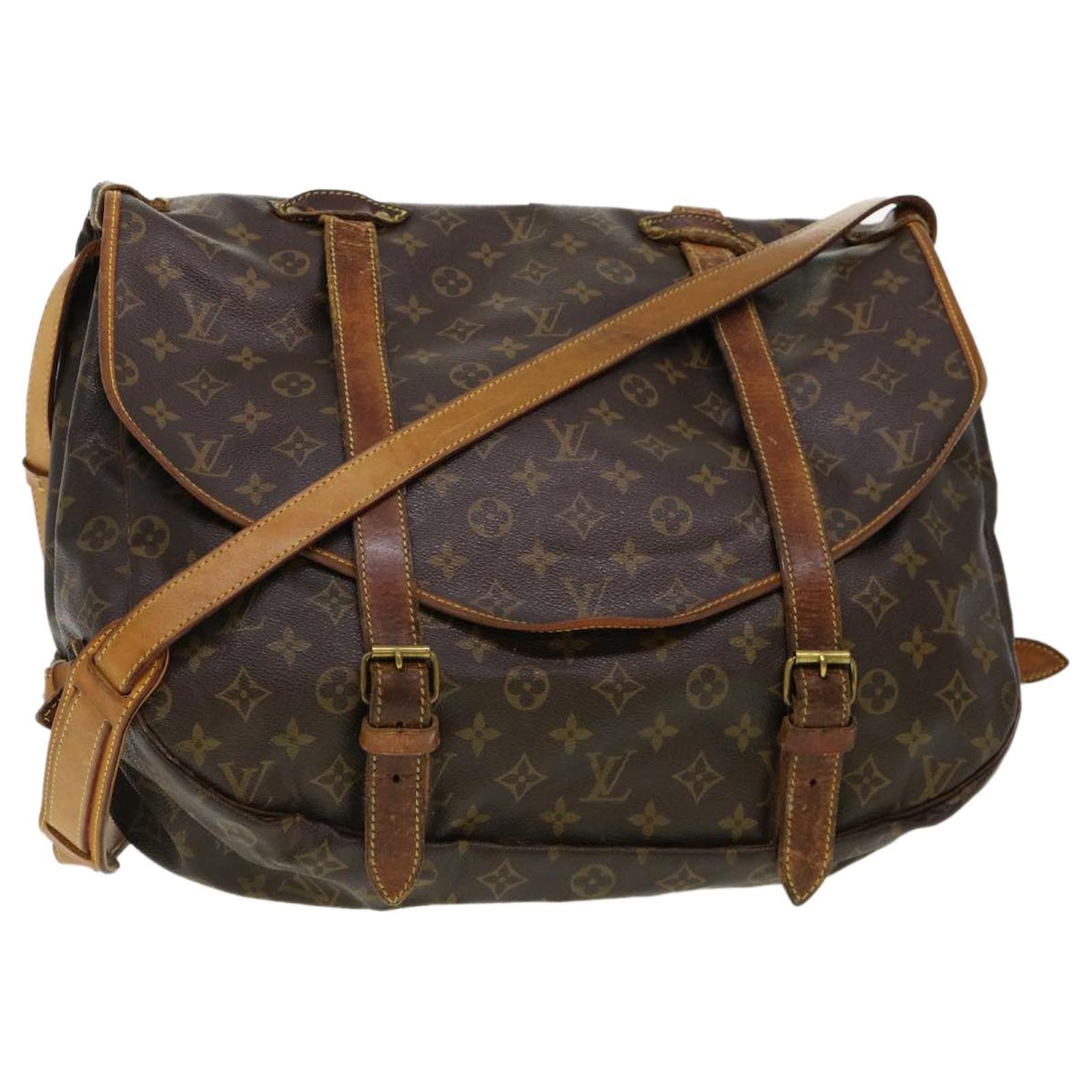 Louis Vuitton, Bags, Louis Vuitton Lv Shoulder Bag Saumur 43 Browns  Monogram