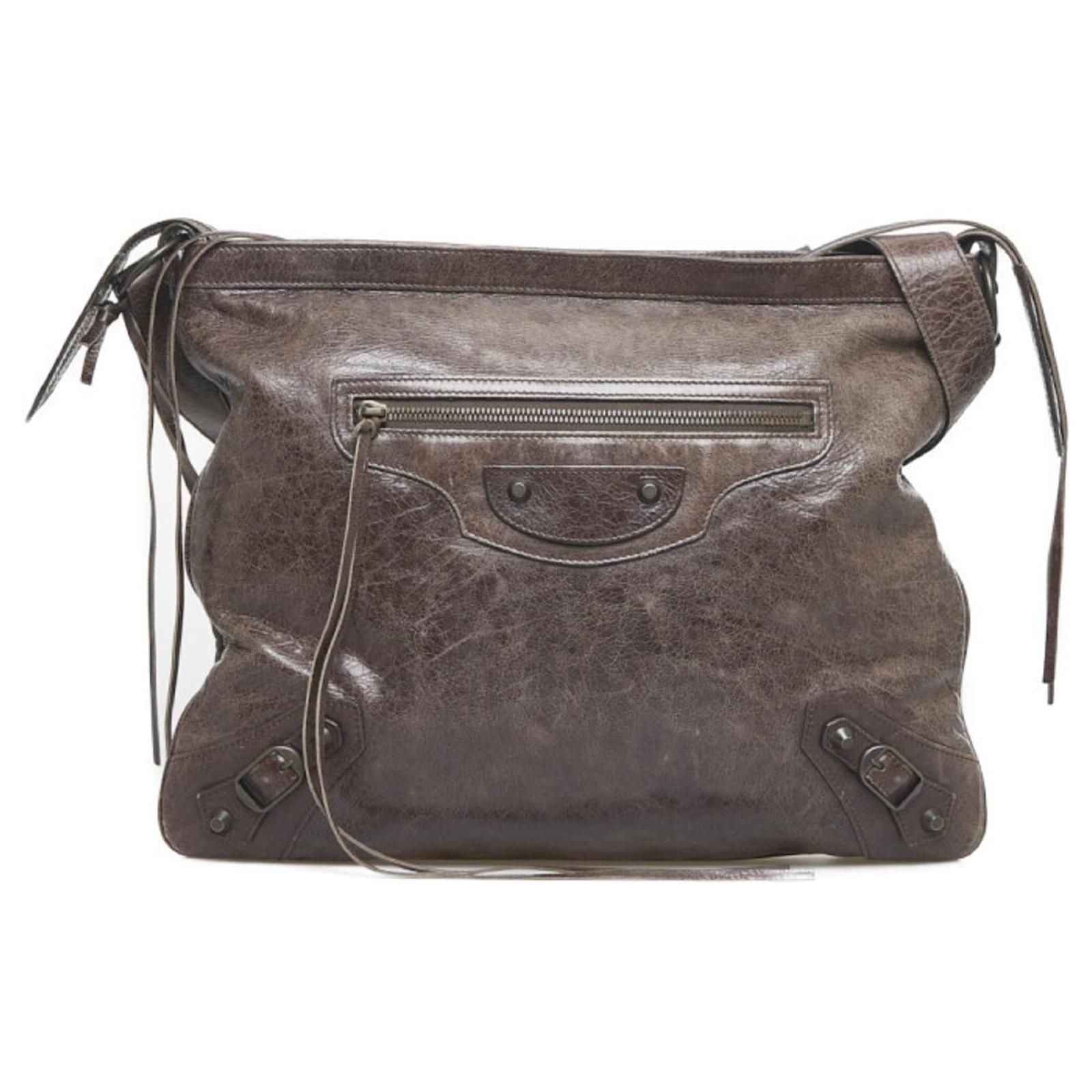 Balenciaga Brown Leather ref.905838 Joli Closet