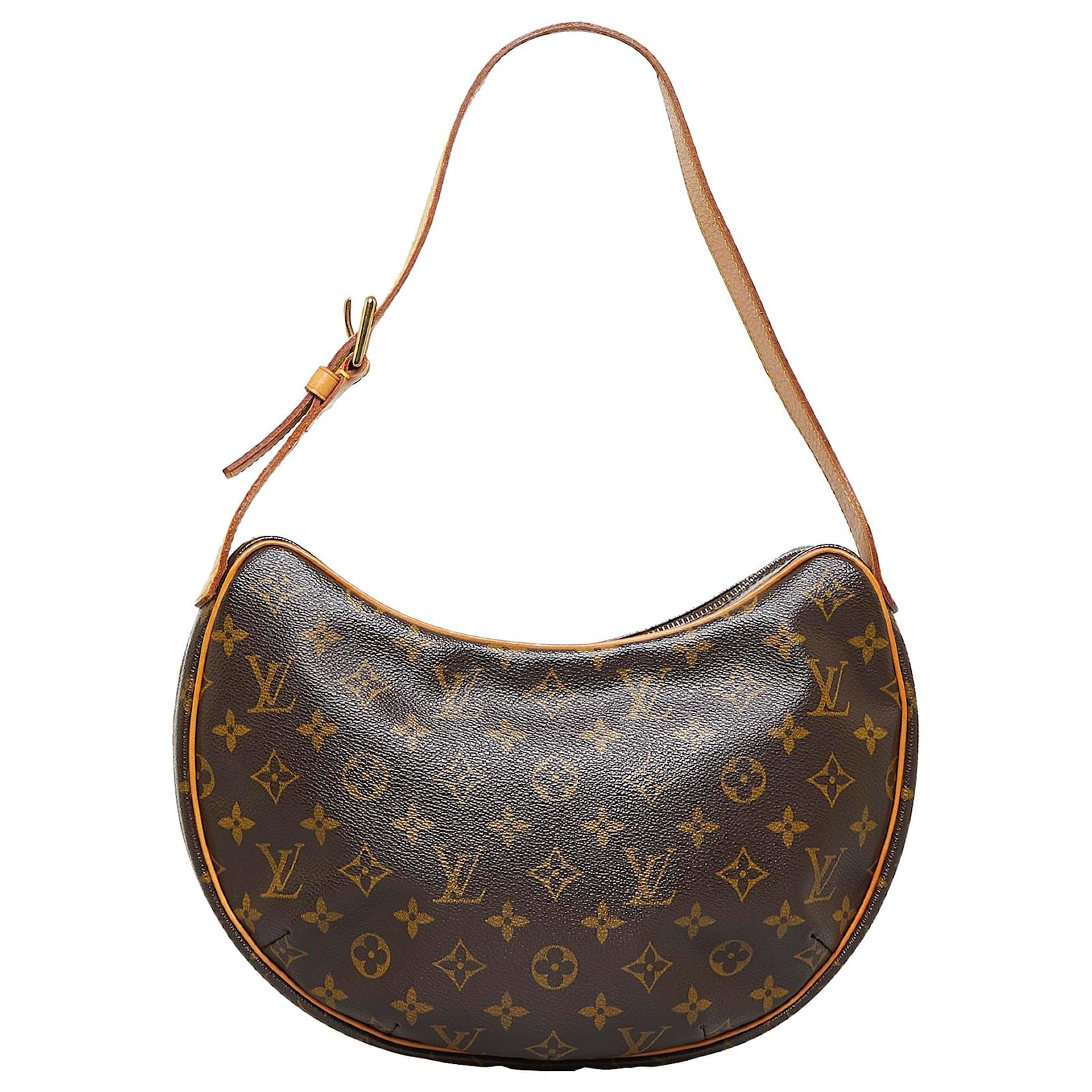 Louis Vuitton Brown Monogram Croissant MM Cloth ref.906282 - Joli Closet