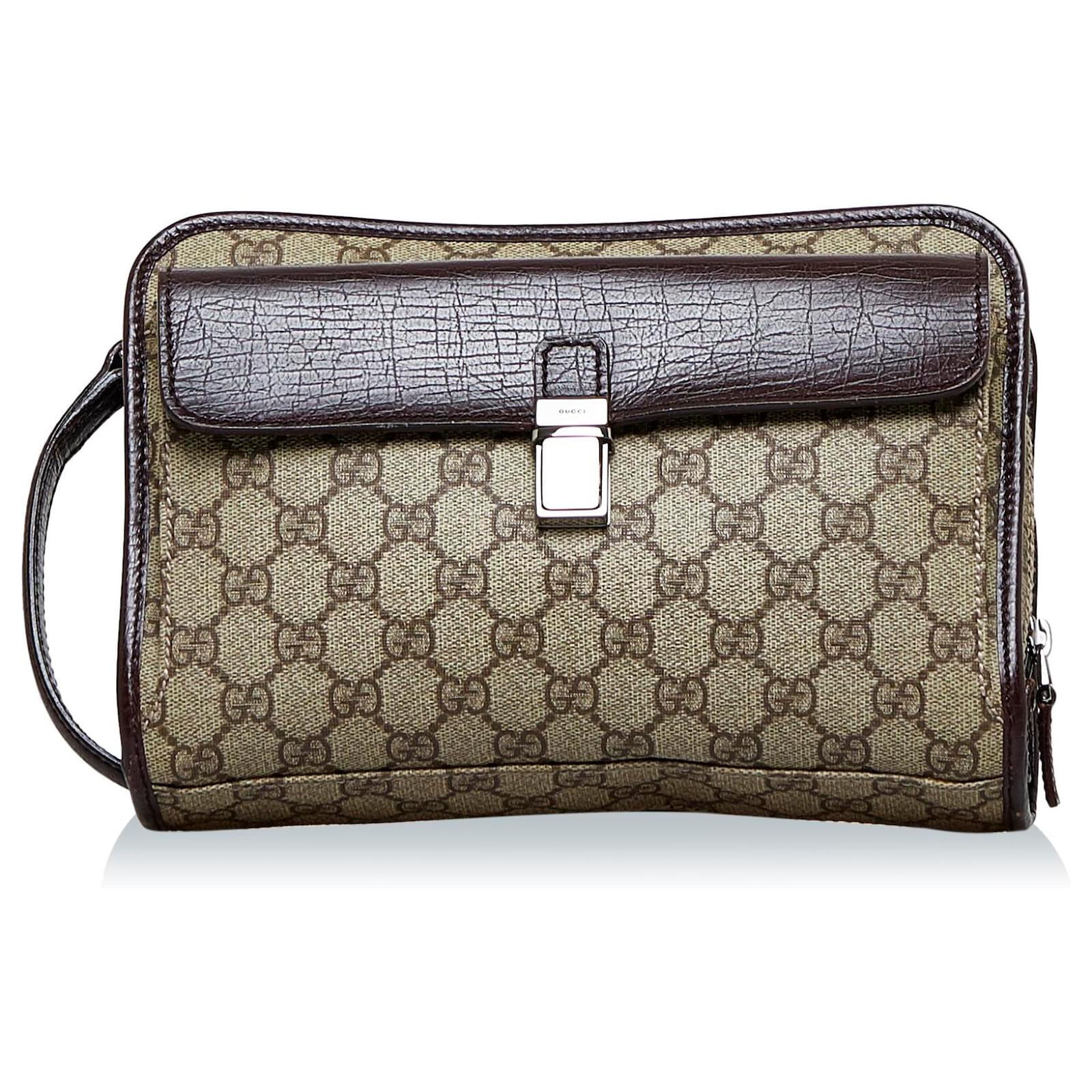 Gucci - Padlock GG supreme fabric handbag Beige - The Corner