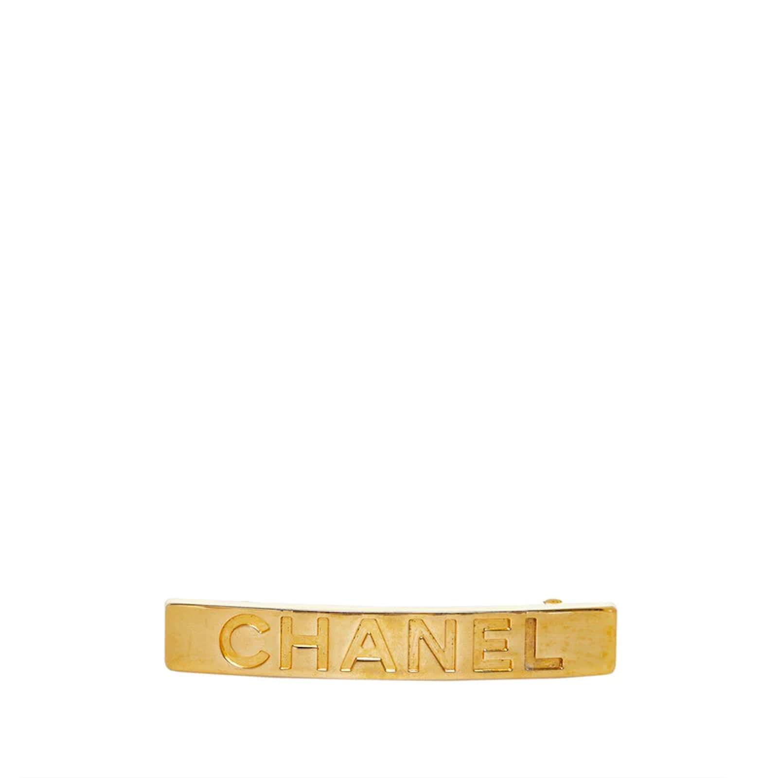Chanel Logo Barrette Golden Metal ref.908264 - Joli Closet