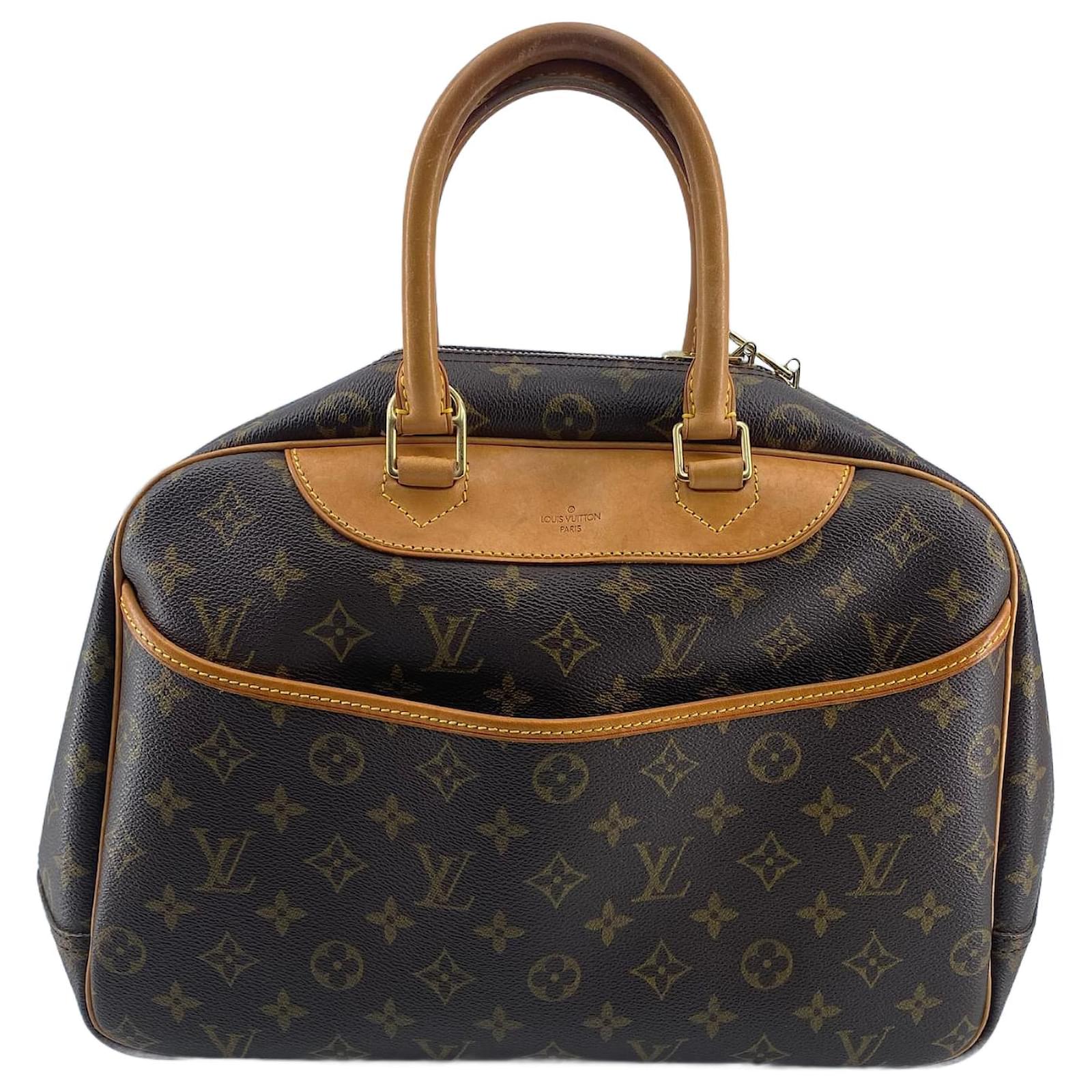 Deauville LOUIS VUITTON Handbags T. cloth Brown ref.837525 - Joli Closet