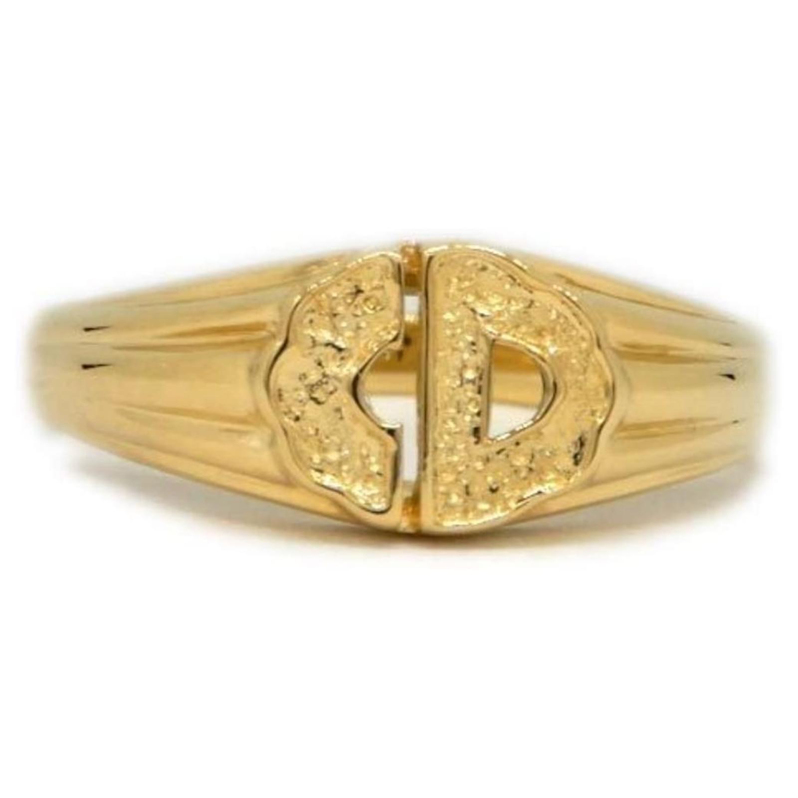 Dior CD Or jaune Doré ref.908494 Joli Closet