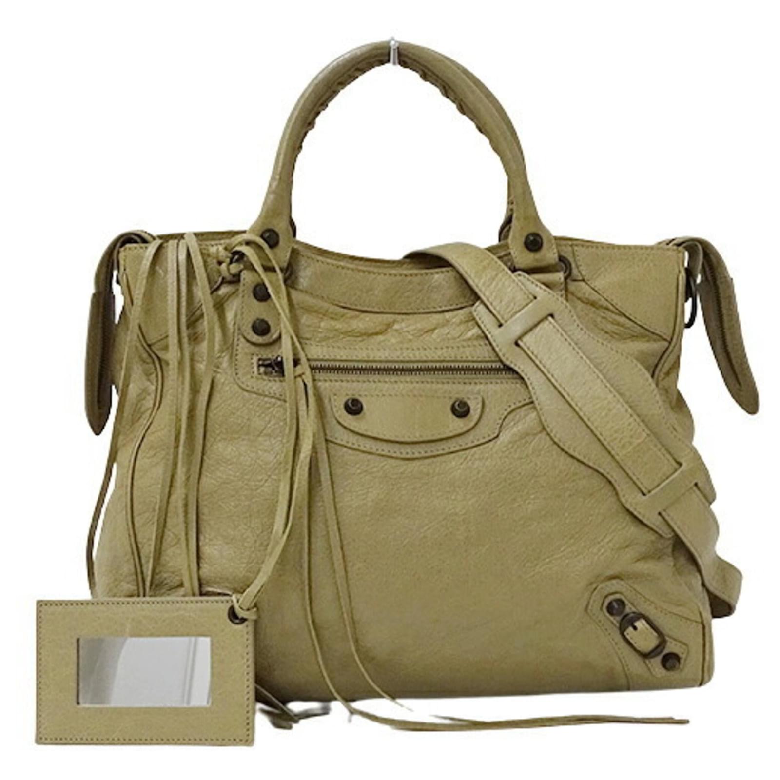 beige balenciaga bag