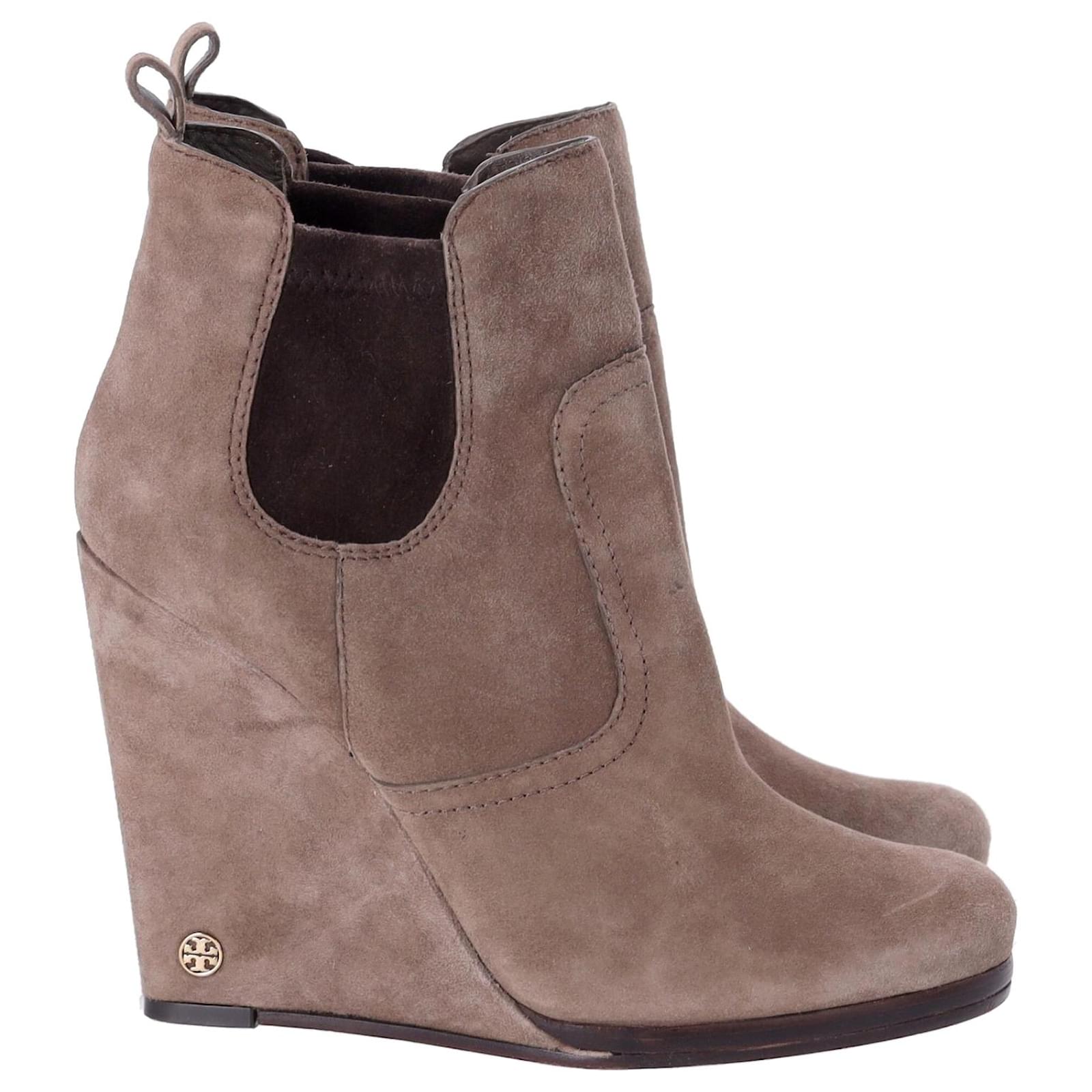 Tory burch wedge ankle on sale boots