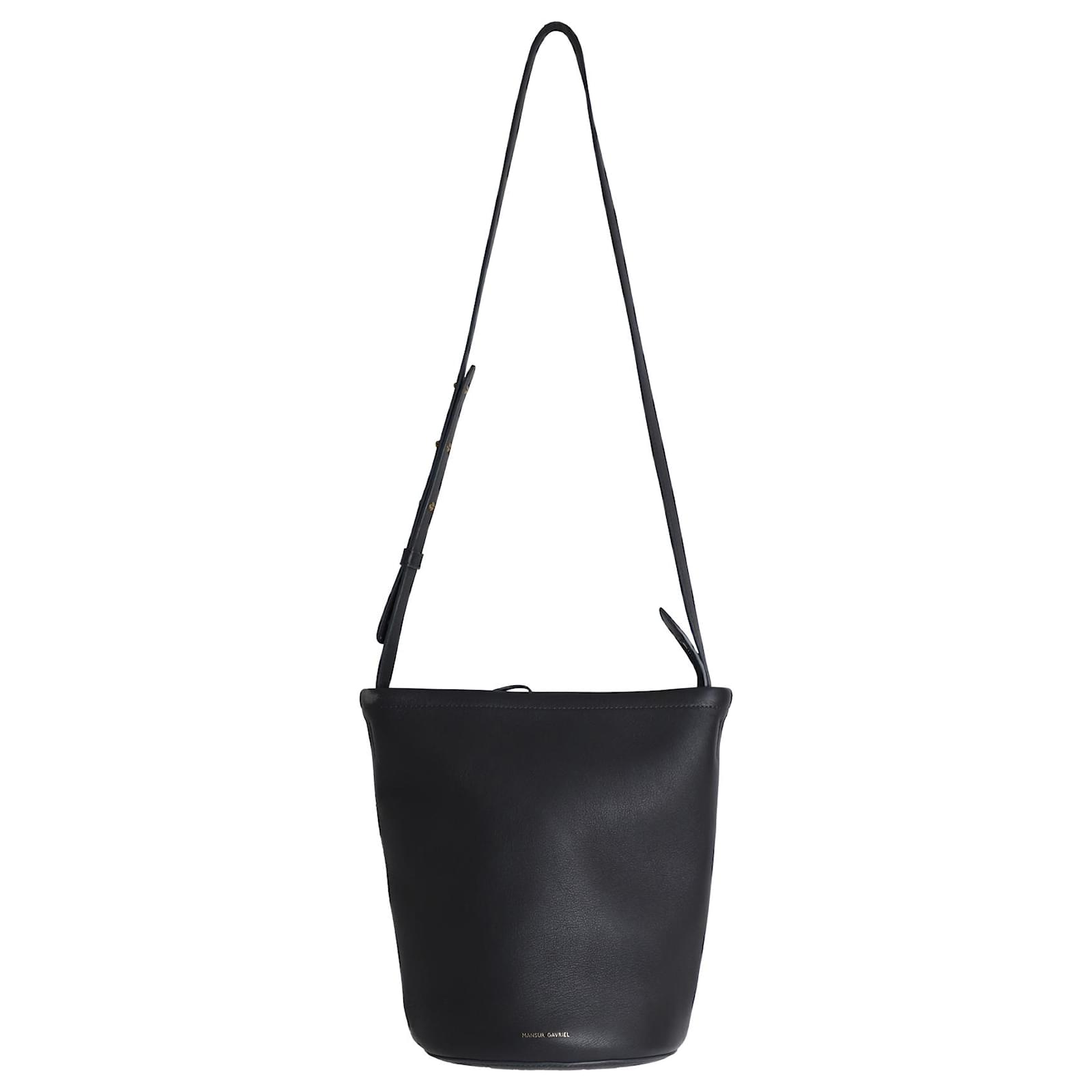 MANSUR GAVRIEL Canvas Bucket Tote Bag Large Black