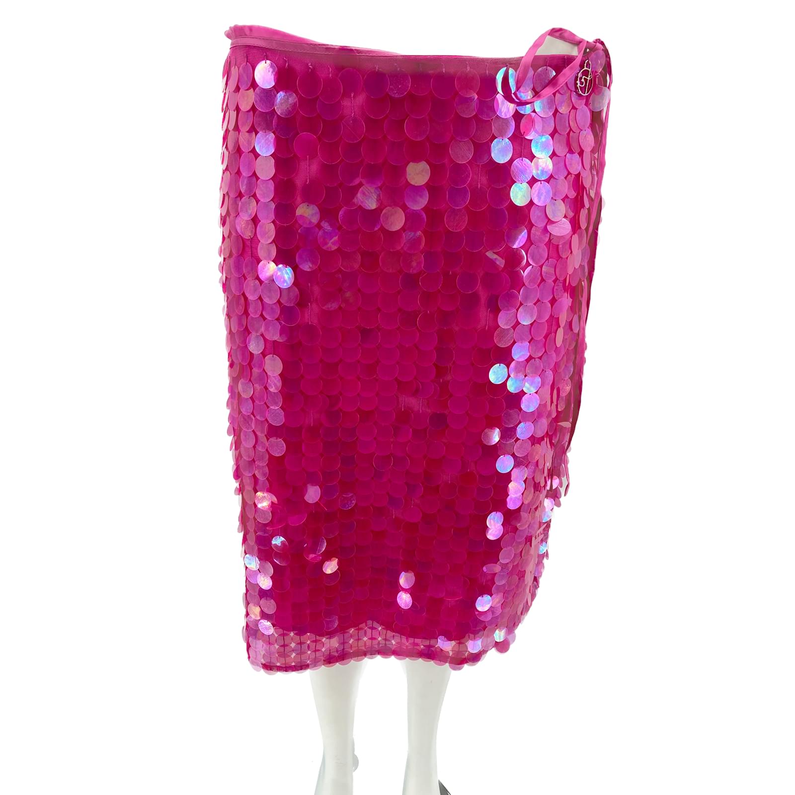saks potts pink sequin dress Saks Potts Pink Polly Midi Dress Saks Potts