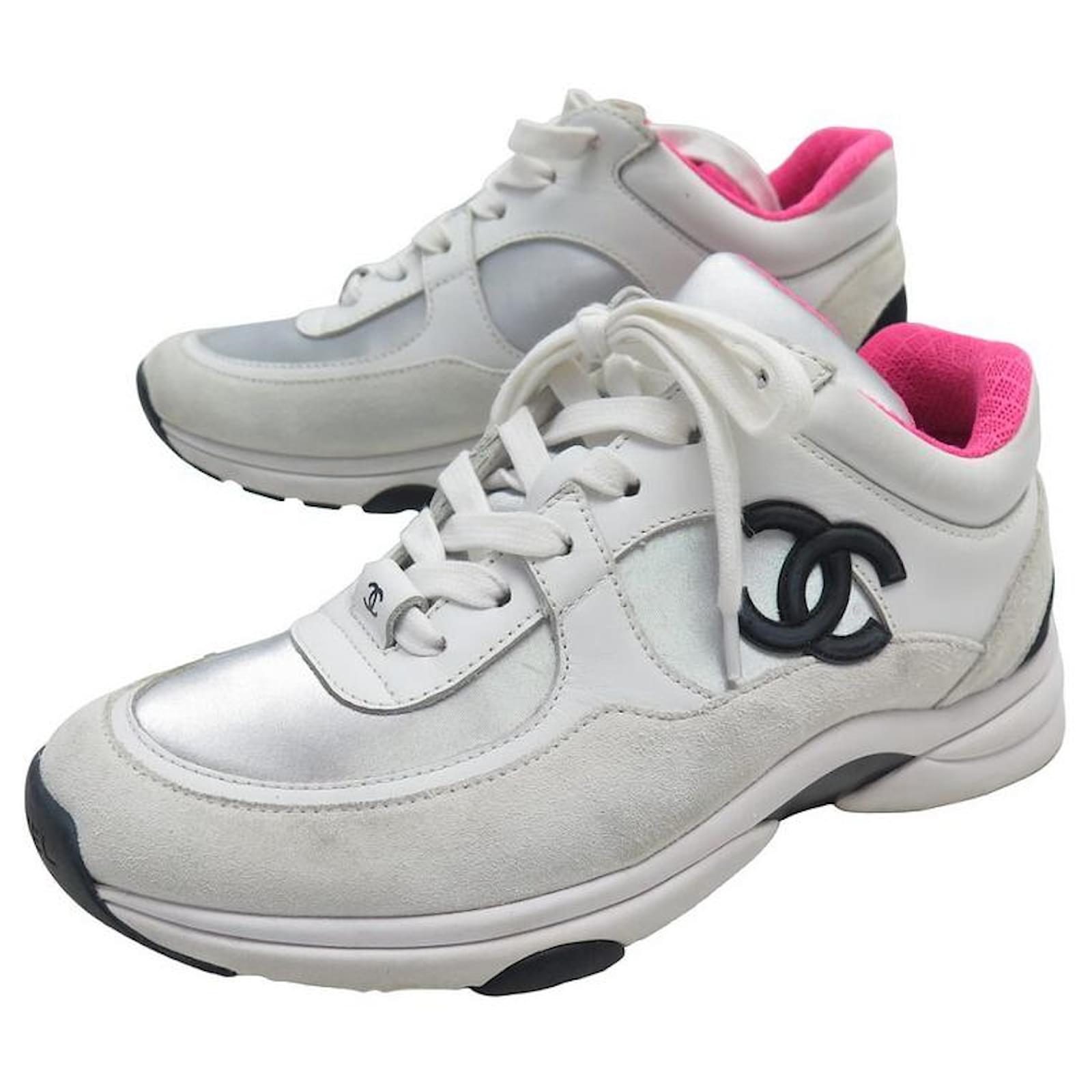 CHANEL SNEAKERS LOGO CC LOW TOP G33743 36 SNEAKERS SHOES White