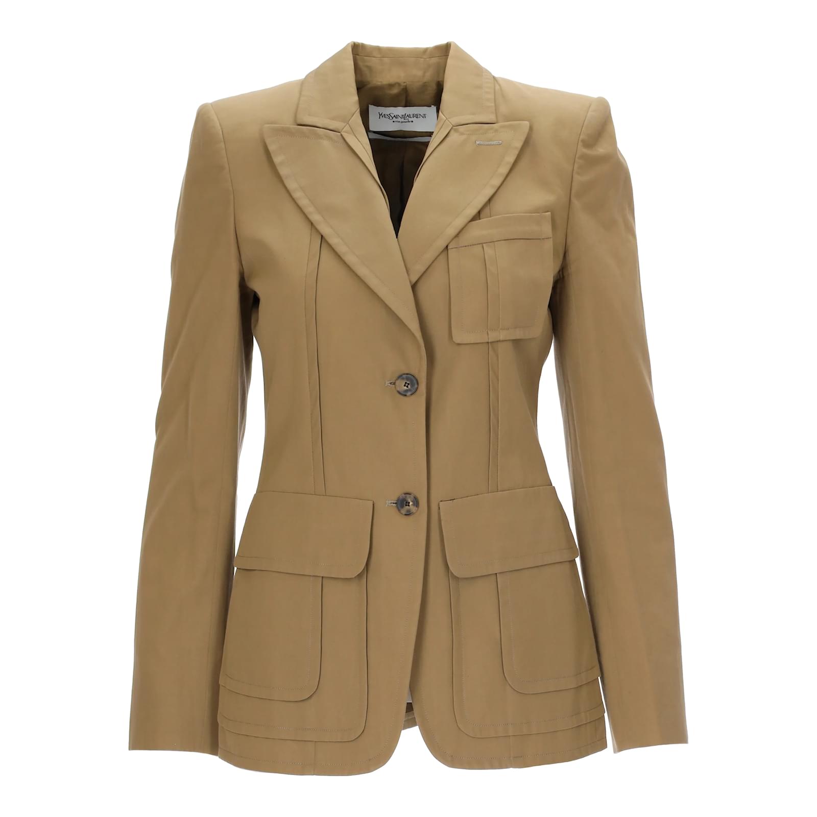 Laurent Rive Gauche Saint Laurent Khaki Jacket Saint Laurent YSL