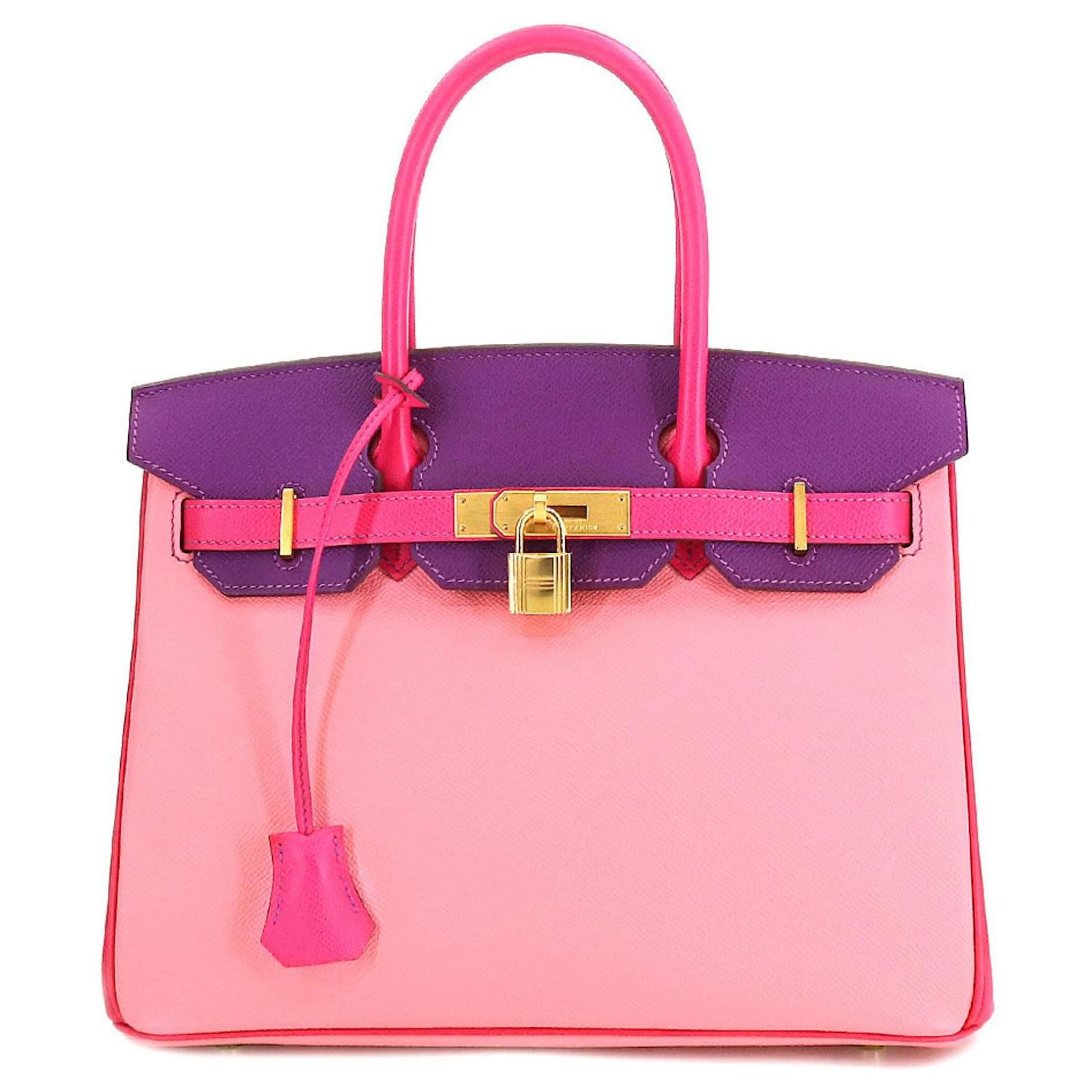 Hermès HERMES BIRKIN 30 Pink Leather ref.910136 - Joli Closet