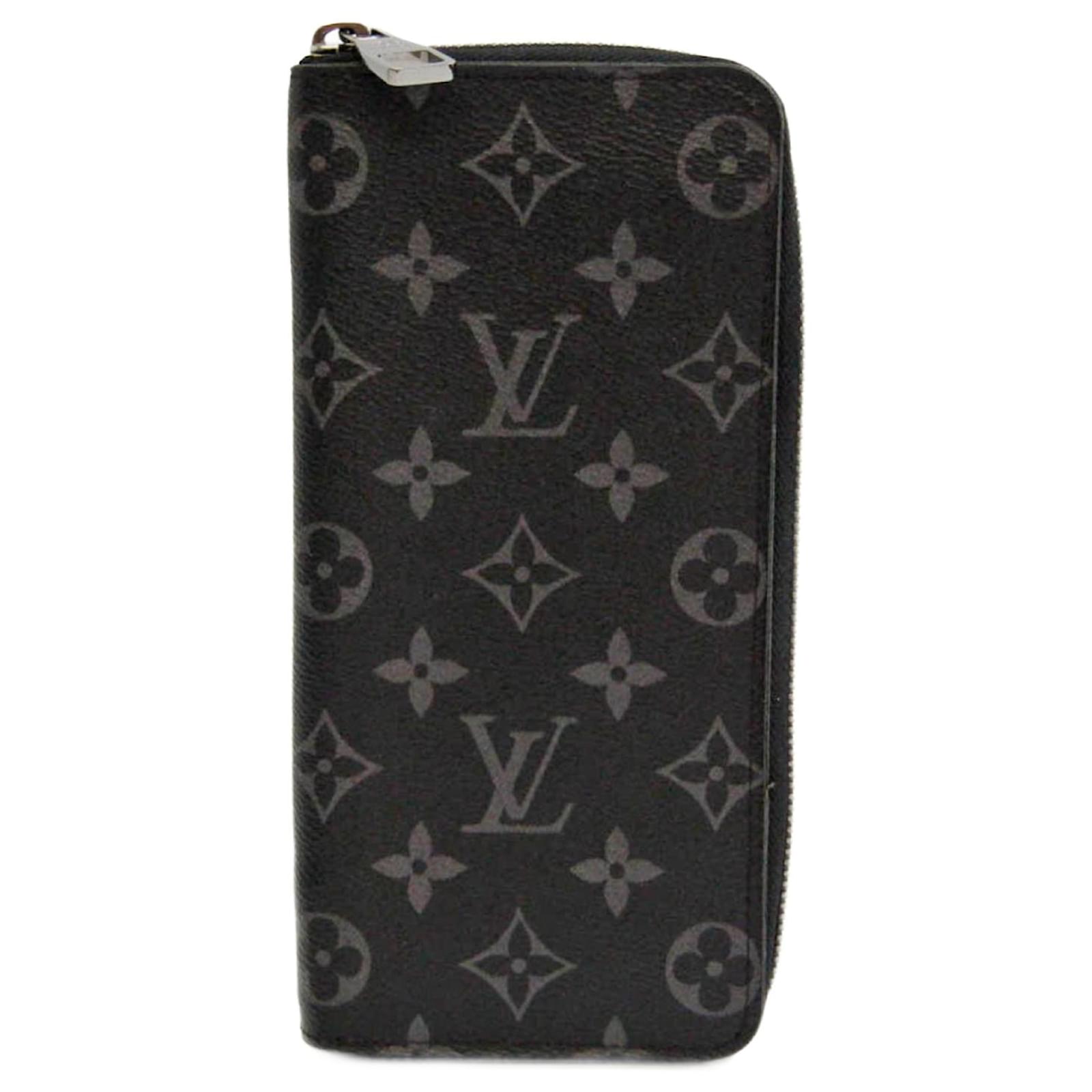 Louis Vuitton Zippy Wallet Vertical Eclipse Monogram Eclipse