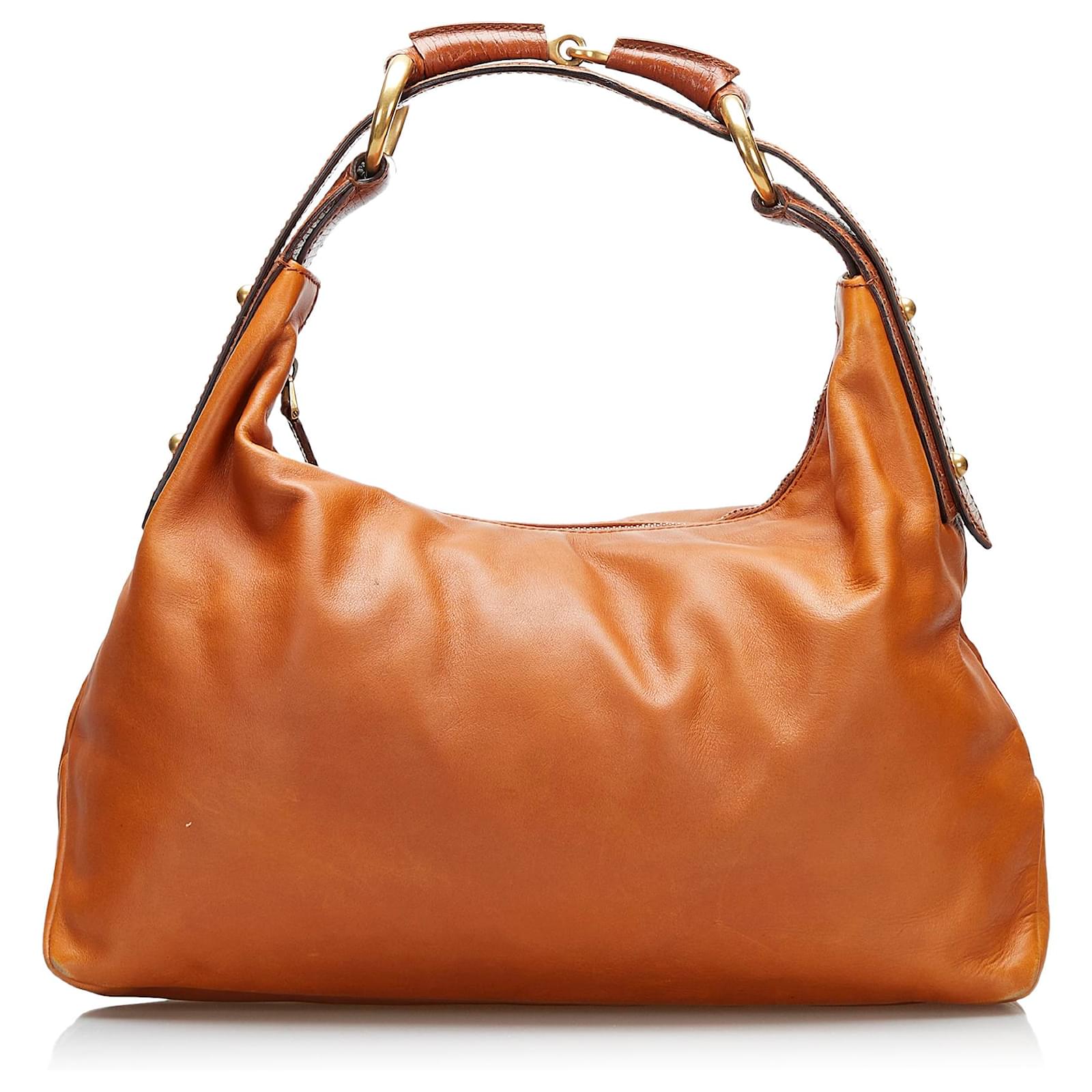 Sac hobo gucci en cuir marron Veau façon poulain ref.910680 Joli Closet