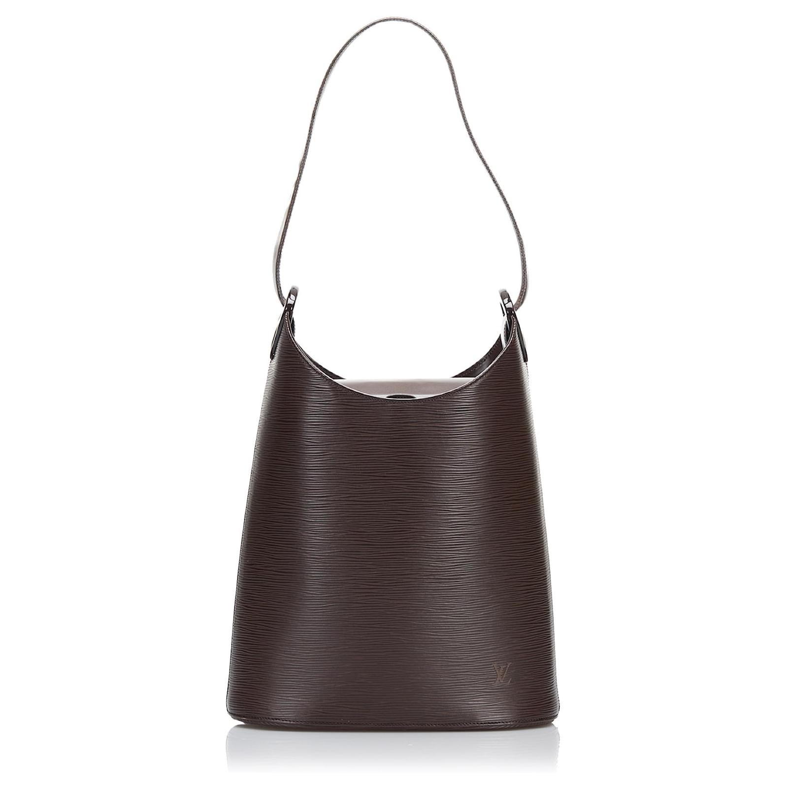 Louis Vuitton Brown Epi Sac Verseau Dark brown Leather ref.910714 - Joli  Closet