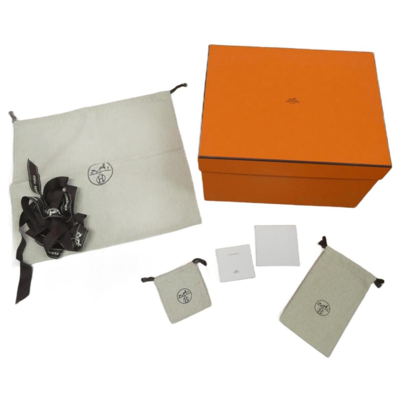 complete hermès box for hermès birkin handbag 30cms Orange ref.910836 -  Joli Closet