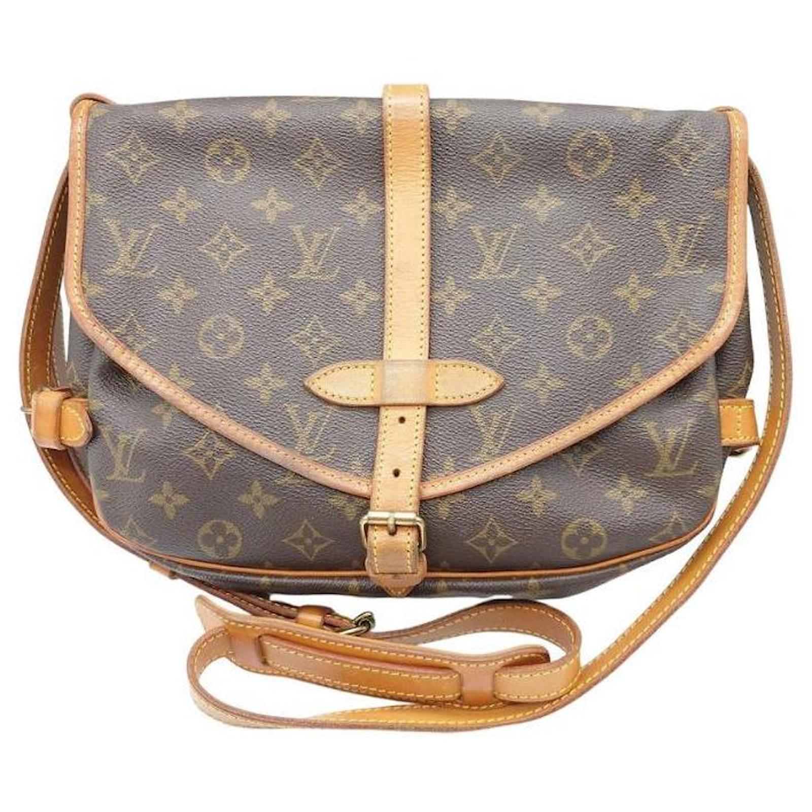 Louis Vuitton Monogram Saumur 30 Crossbody Bag Brown Leather ref