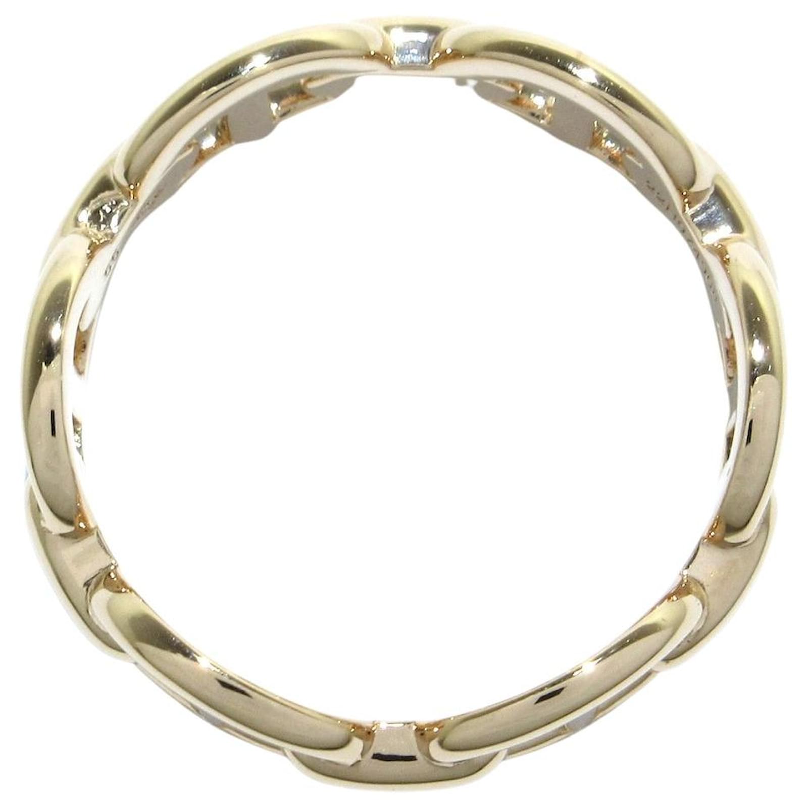 HERMES Chaine d'Ancre Reponse GM Pierce Earring accessories SV925 Silver 16.2g