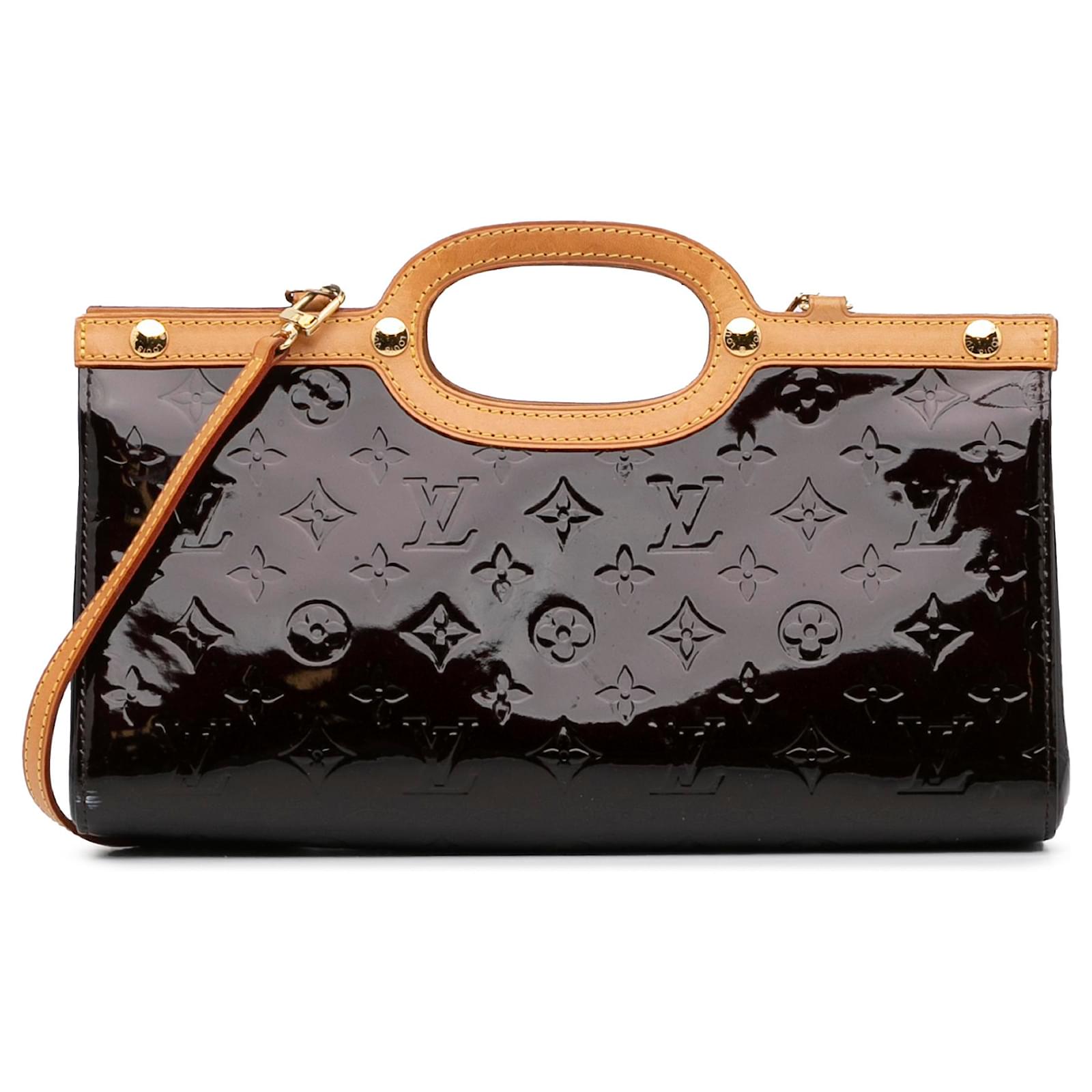 Louis Vuitton Purple Monogram Vernis Roxbury Drive Leather Patent leather  ref.912152 - Joli Closet