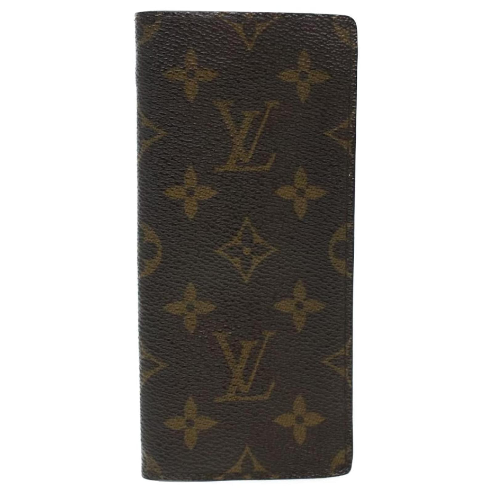 LOUIS VUITTON Monogram Canvas Simple Glasses Case