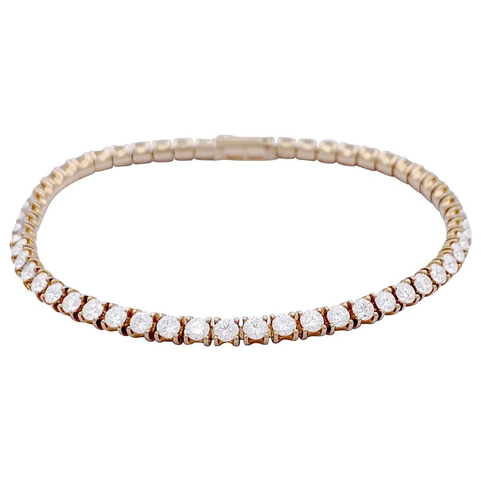 CRN6703317 - C de Cartier bracelet - Rose gold, diamonds - Cartier