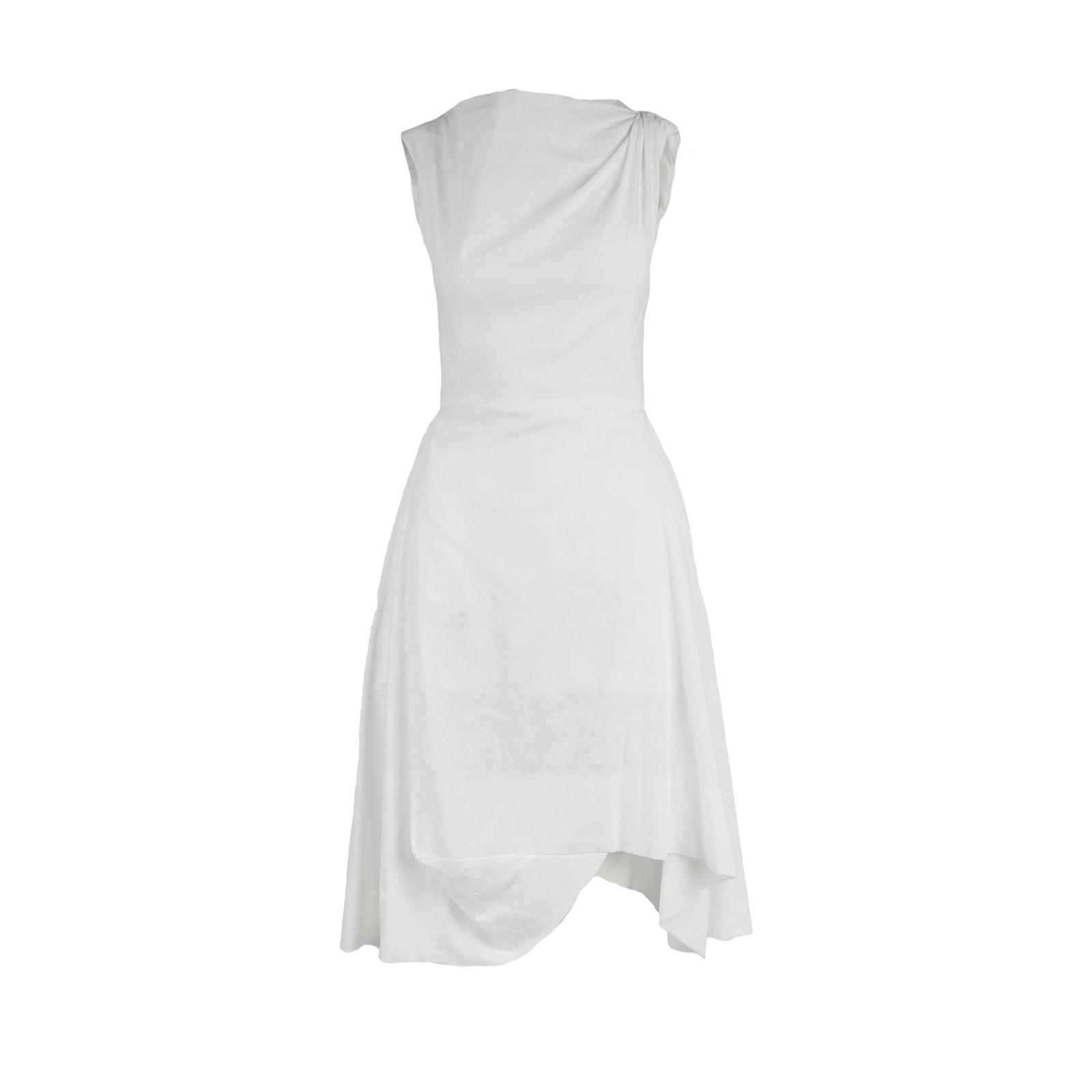 Vivienne Westwood Anglomania Embroidered Dress White Cotton ref