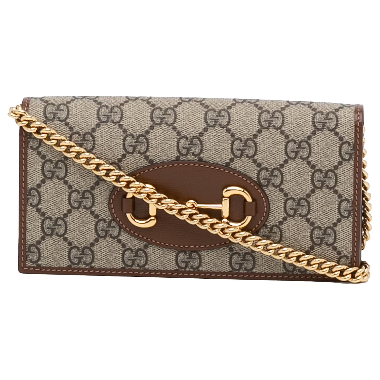 Gucci Horsebit 1955 Wallet-On-Strap - Brown