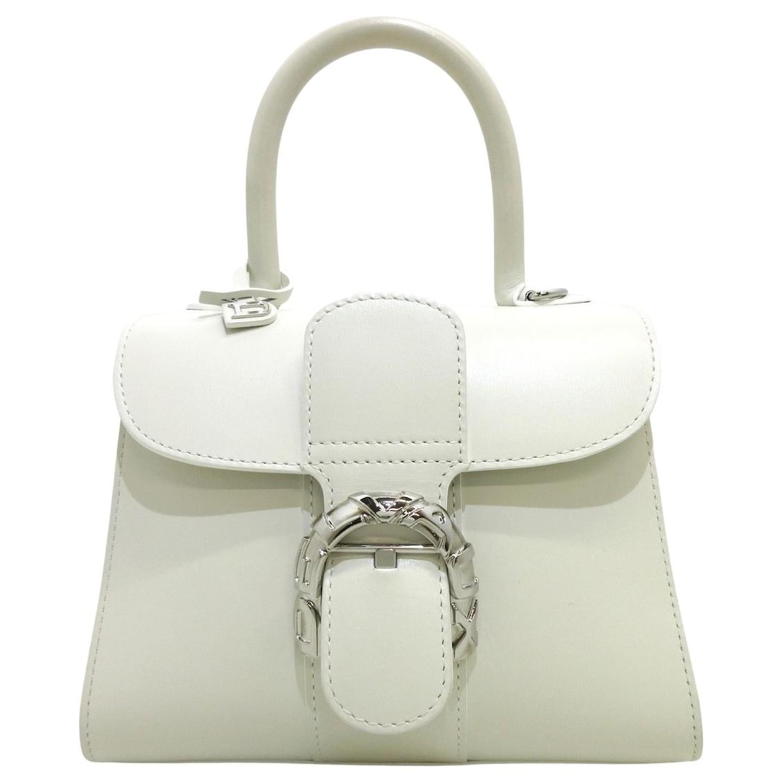 Delvaux Brillant White Leather ref.914041 - Joli Closet