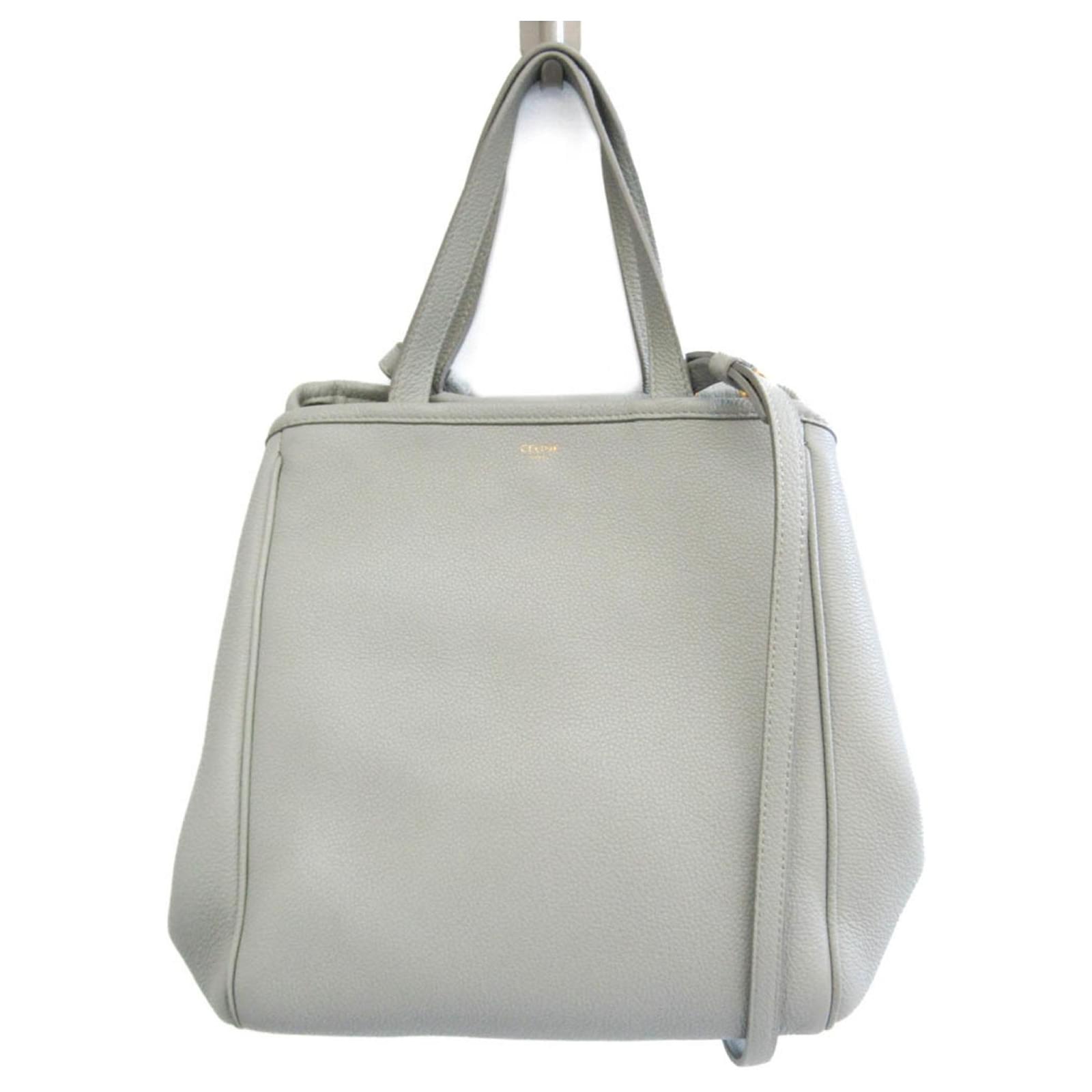 Céline Grey Leather ref.914653 - Joli Closet