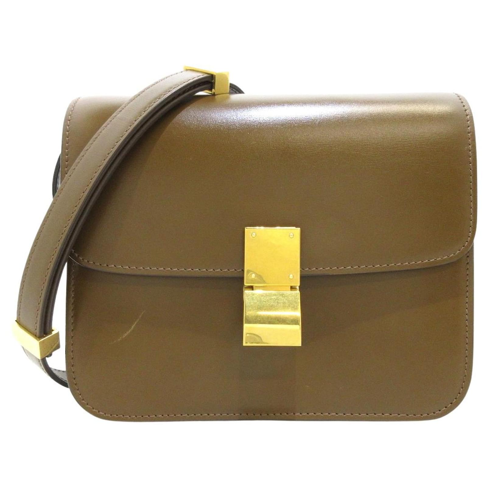 Céline Sac porté épaule en cuir marron Celine ref.140228 - Joli Closet