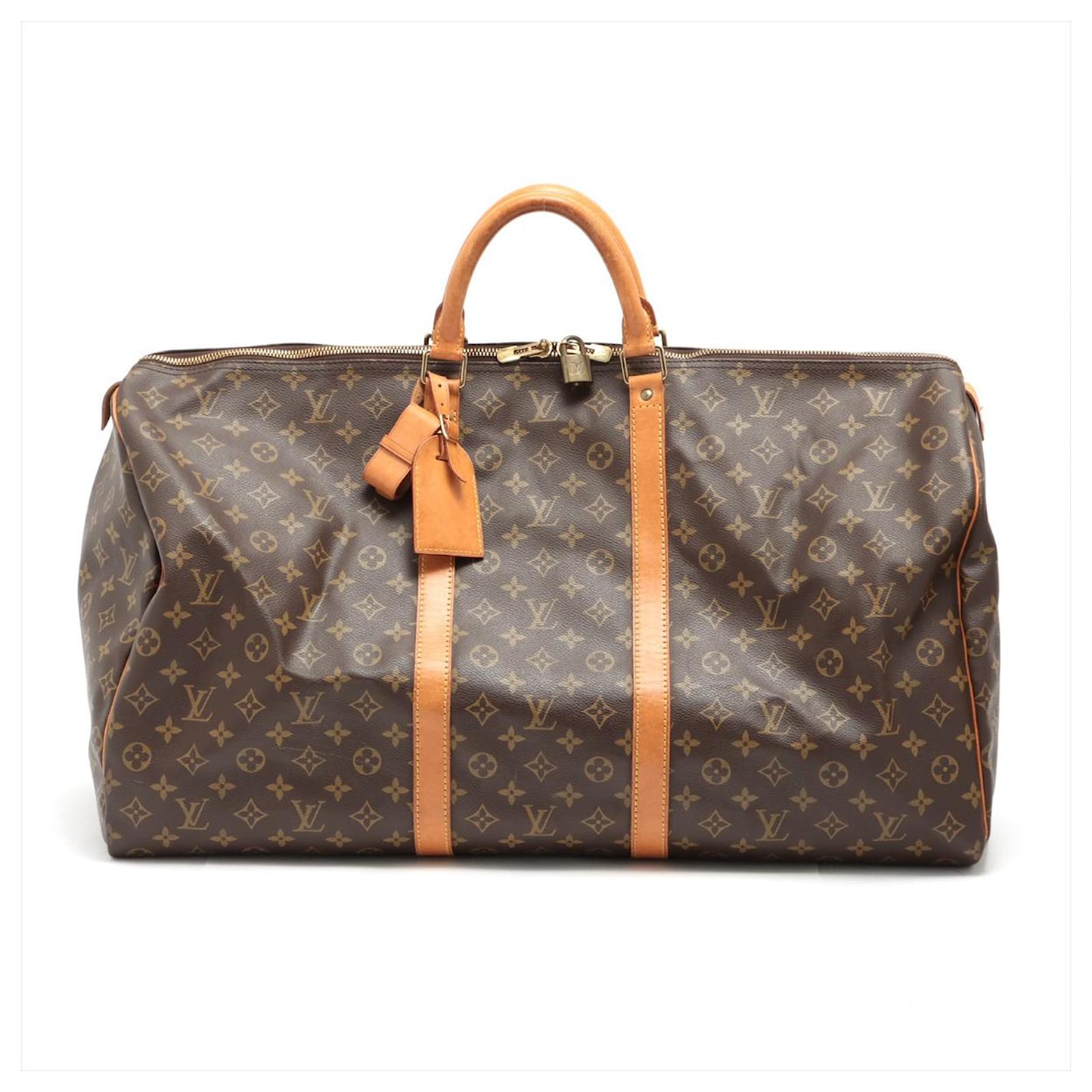 Louis Vuitton Keepall 55 Brown Cloth ref.915117 - Joli Closet