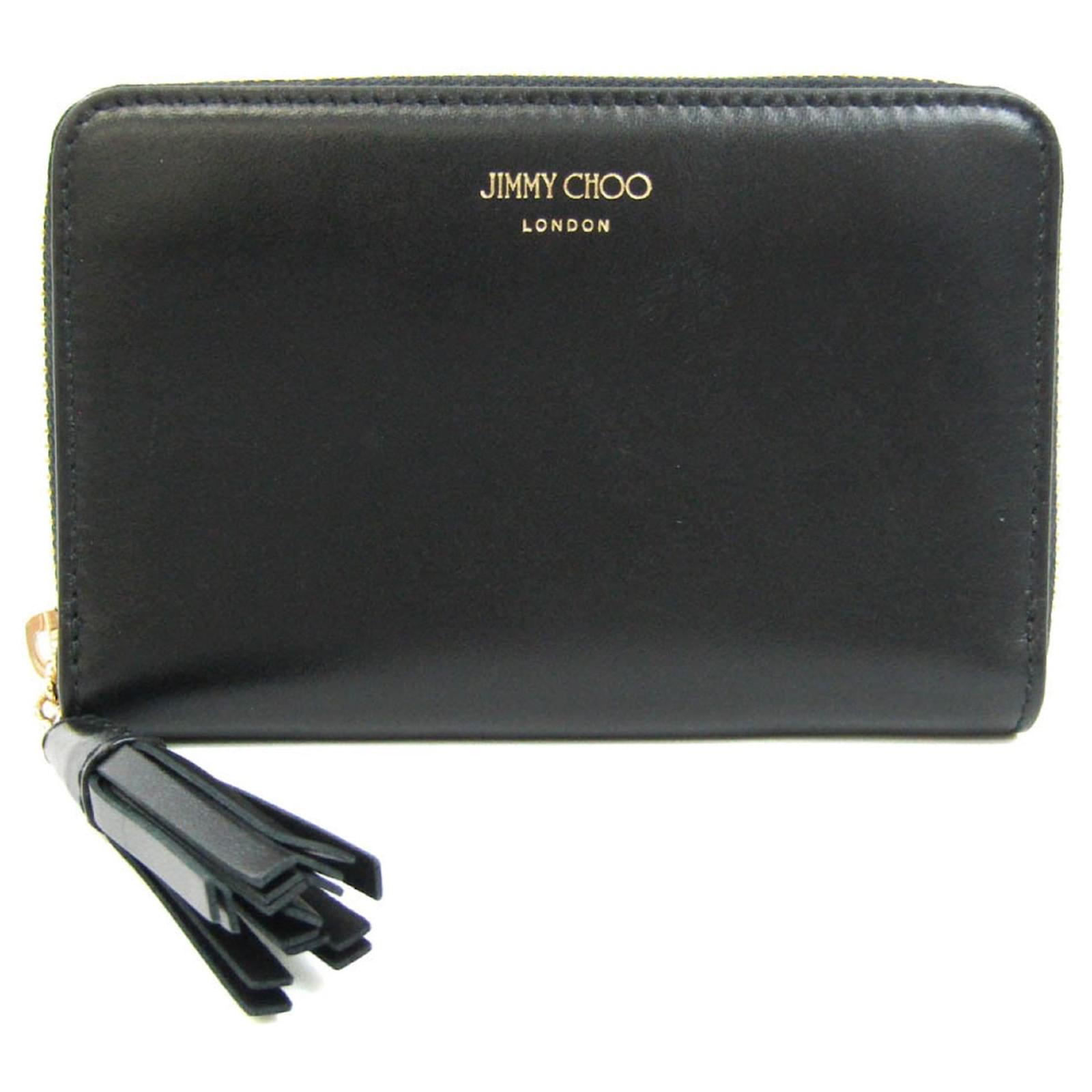 Jimmy Choo Ladies Nemo Ligh Gold Mix Leather Star Tri-Fold Wallet NEMO UUR  LIGH GOLD MIX 194611582496 - Handbags - Jomashop