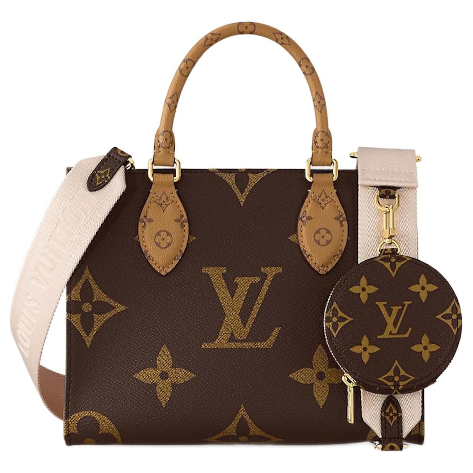Louis Vuitton LV Onthego PM monogram Brown Cloth ref.915448 - Joli Closet