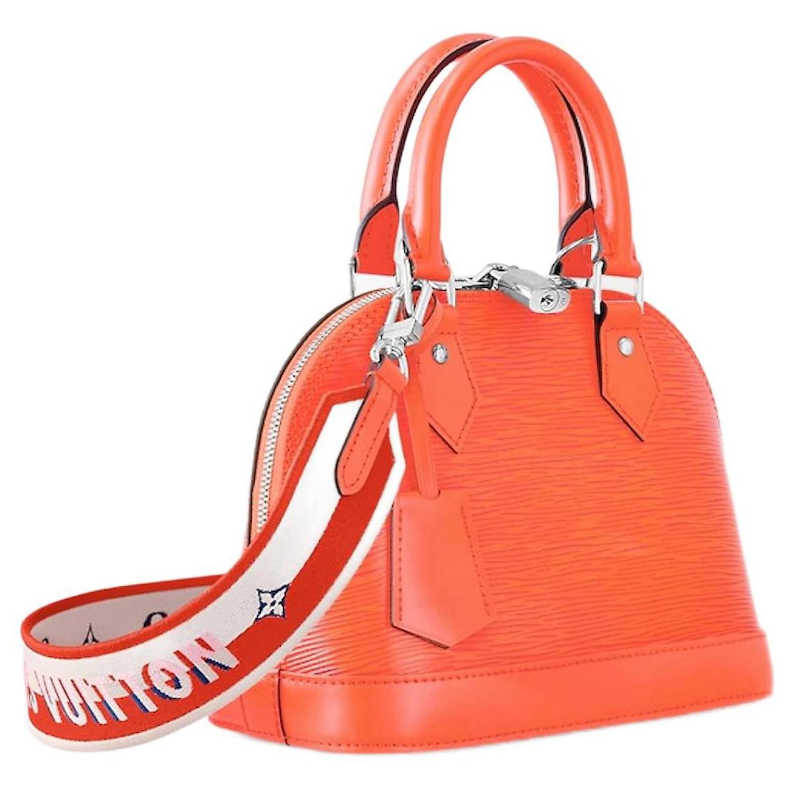 Alma BB bag in orange epi leather