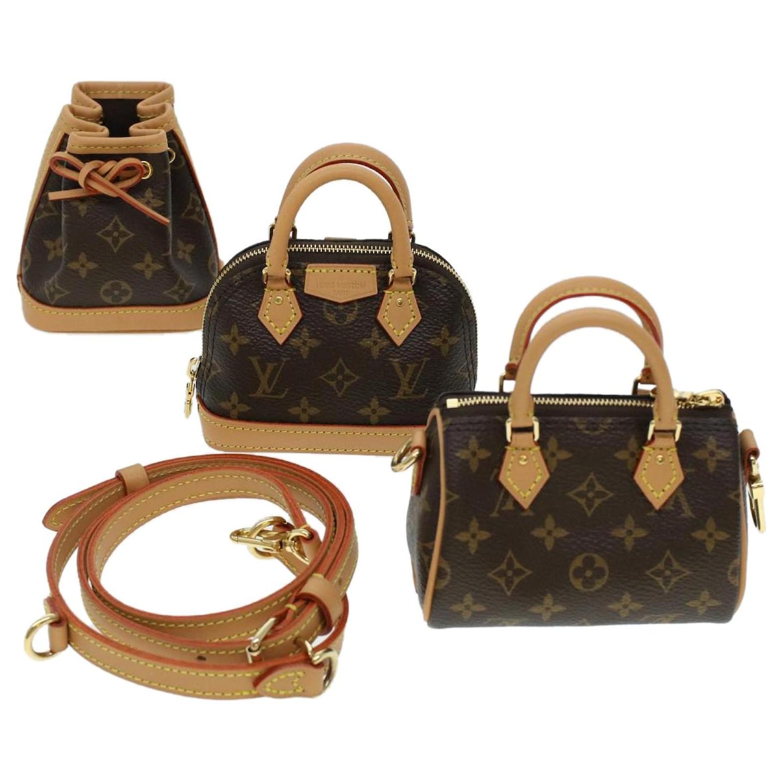 Louis Vuitton Trio Mini Icones Monogram Bag Brown