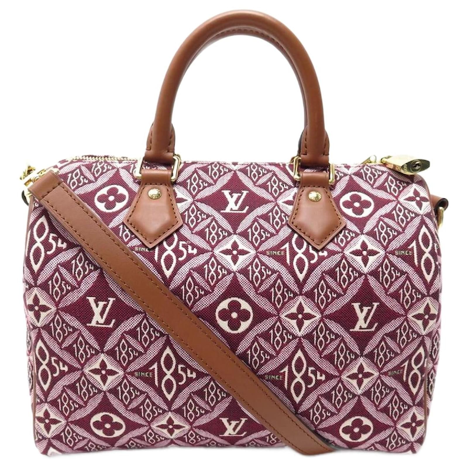 Louis Vuitton Since 1854 Speedy Bandouliere 25 Bag in Red White